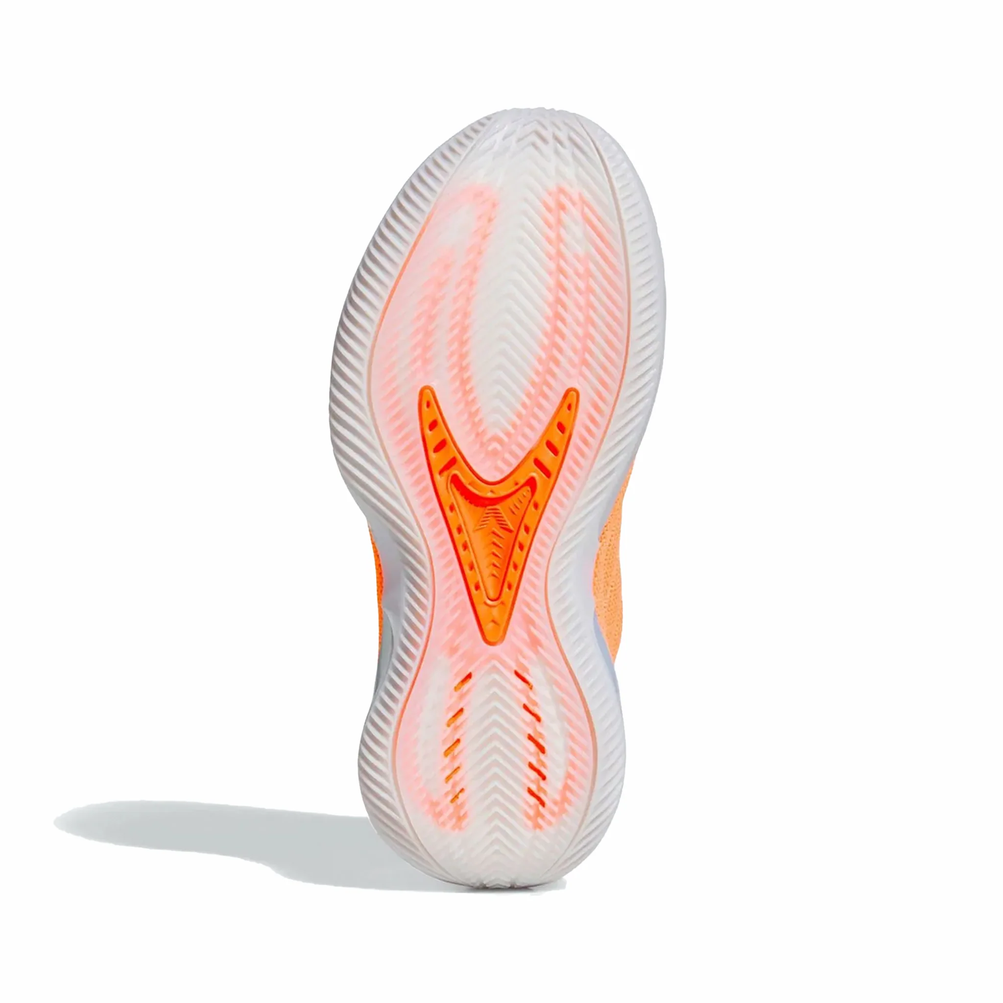 Adidas Anthony Edwards 2 "Lucid Orange" (Lucid Orange/Silver Metallic/Grey One) - Image 4