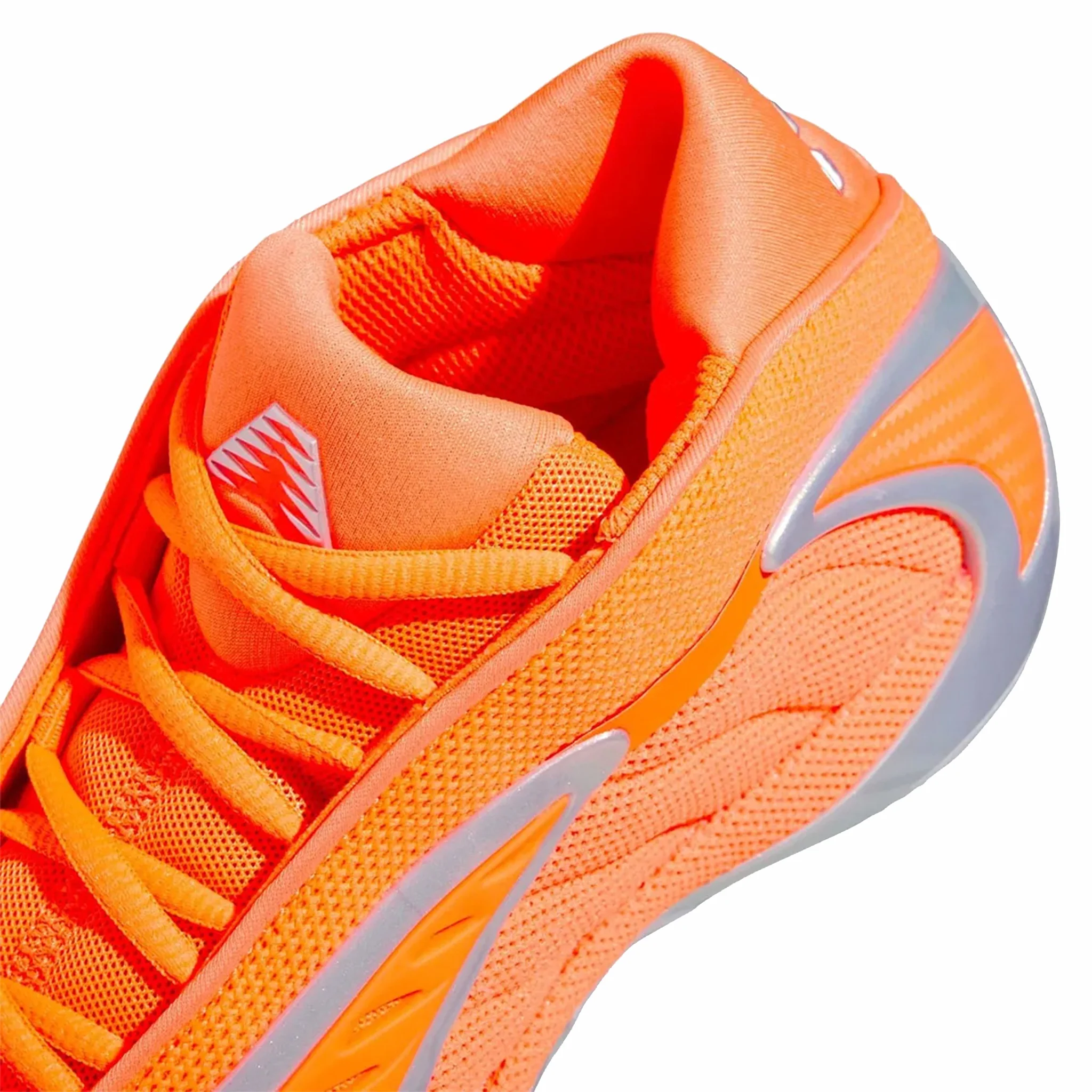 Adidas Anthony Edwards 2 "Lucid Orange" (Lucid Orange/Silver Metallic/Grey One) - Image 5