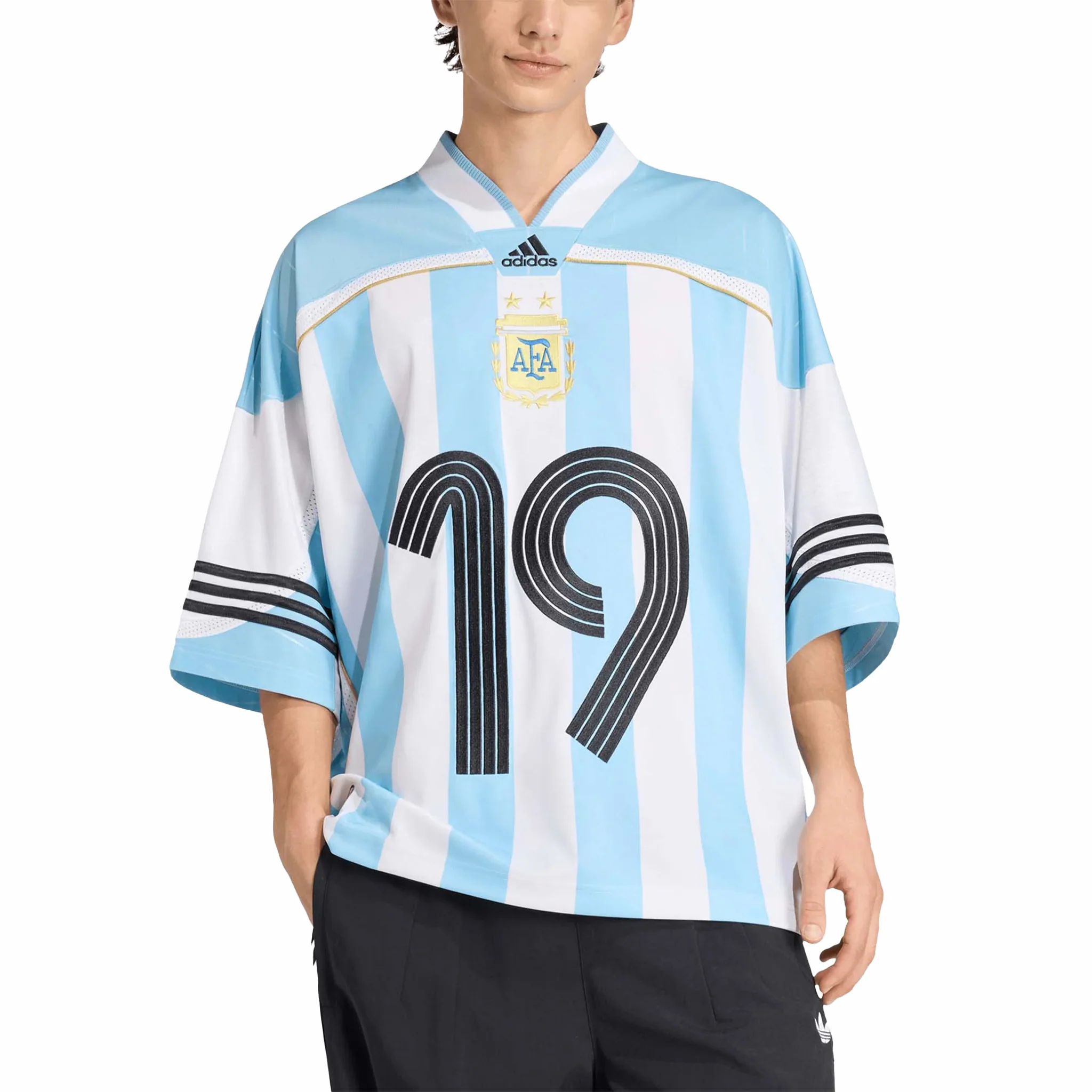Adidas Bringbacks Remixed Argentina Jersey (Jsy CL Blue/White/Black) - Image 3