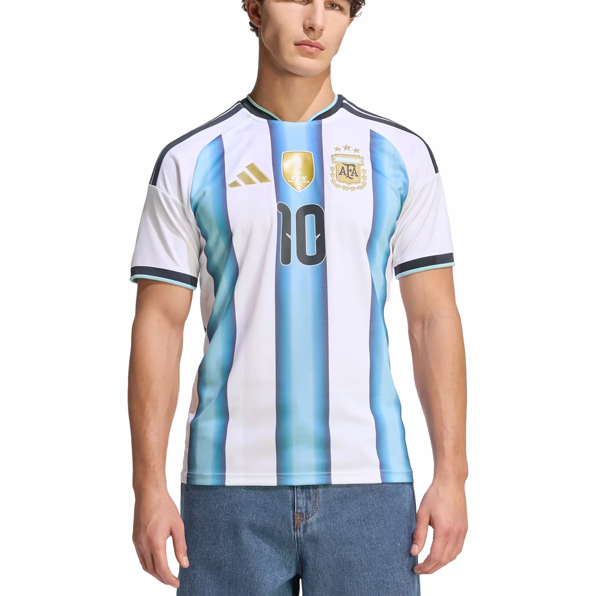 Adidas Argentina 26 Home Messi Jersey (White/Icey Blue/Light Blue - Image 3