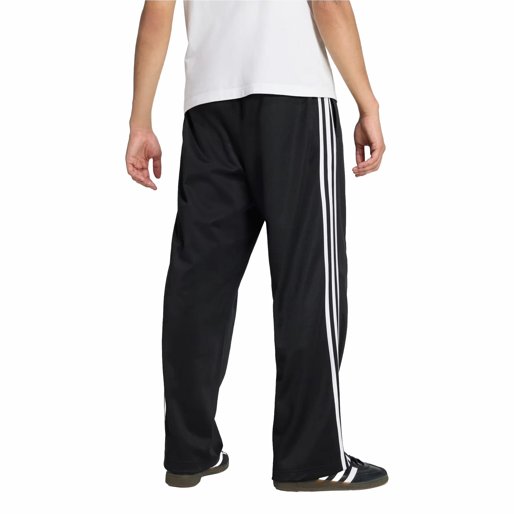 Adidas Men's Baggy Track Pants (Black/White) - Image 3