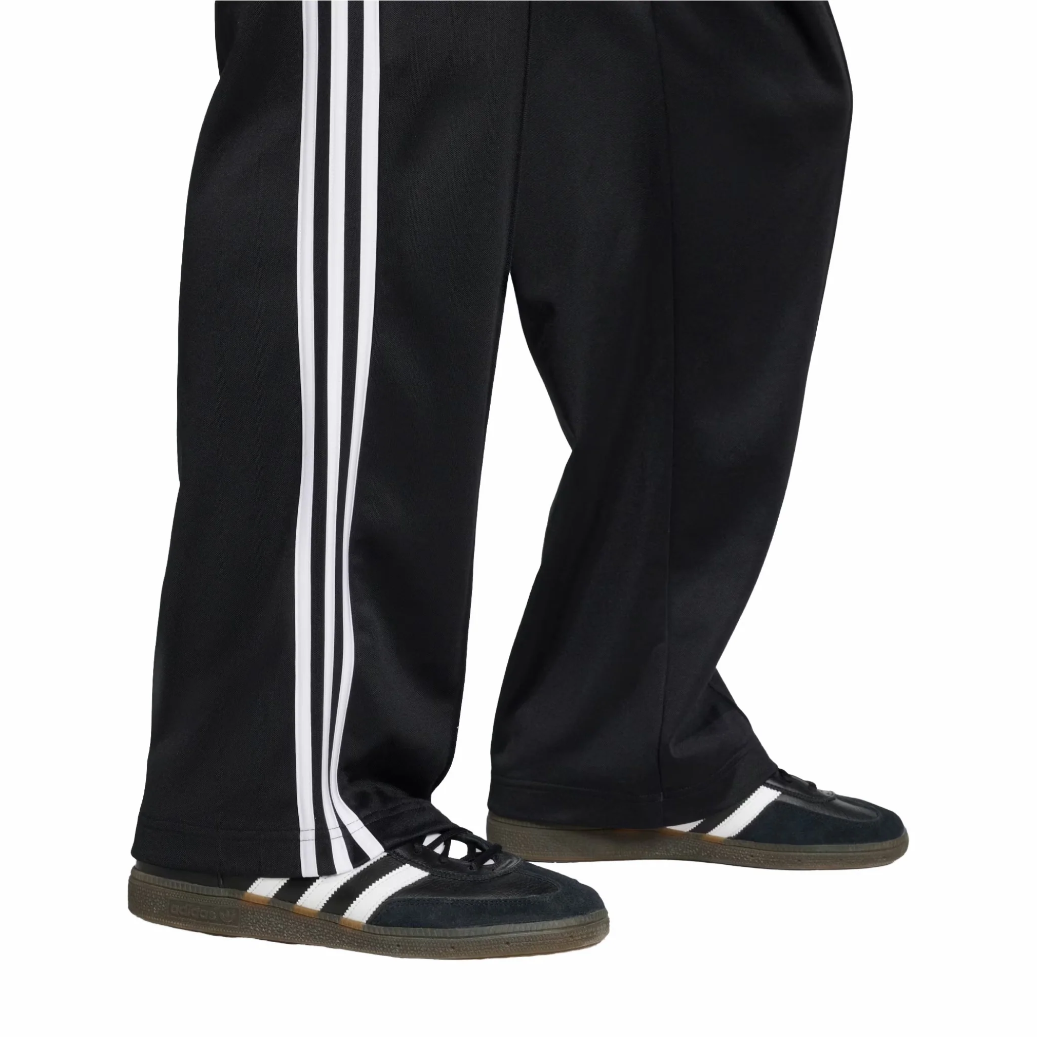 Adidas Men's Baggy Track Pants (Black/White) - Image 4