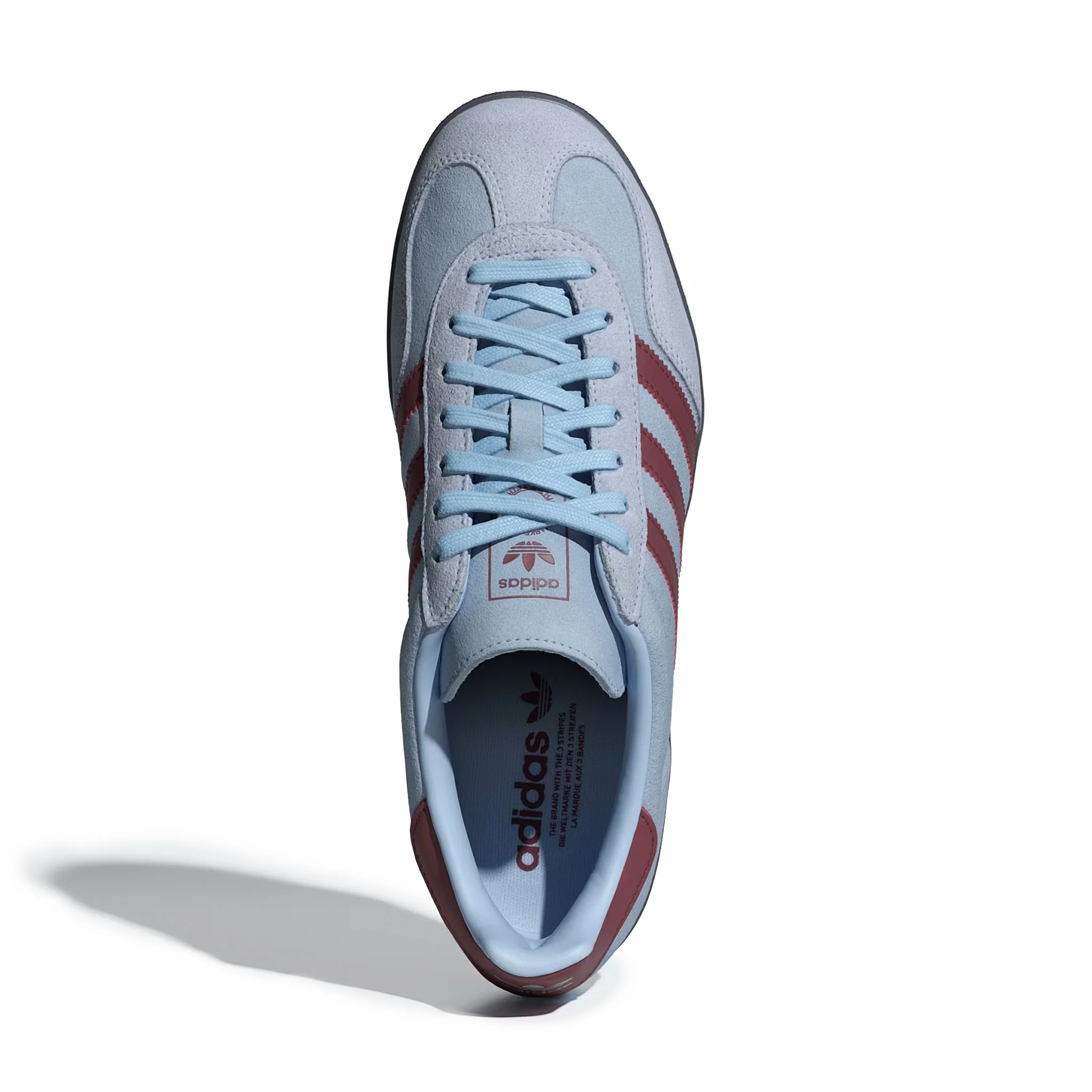 Adidas Men's Gazelle (Clear Sky/Noble Maroon/Crystal Sky - Image 2