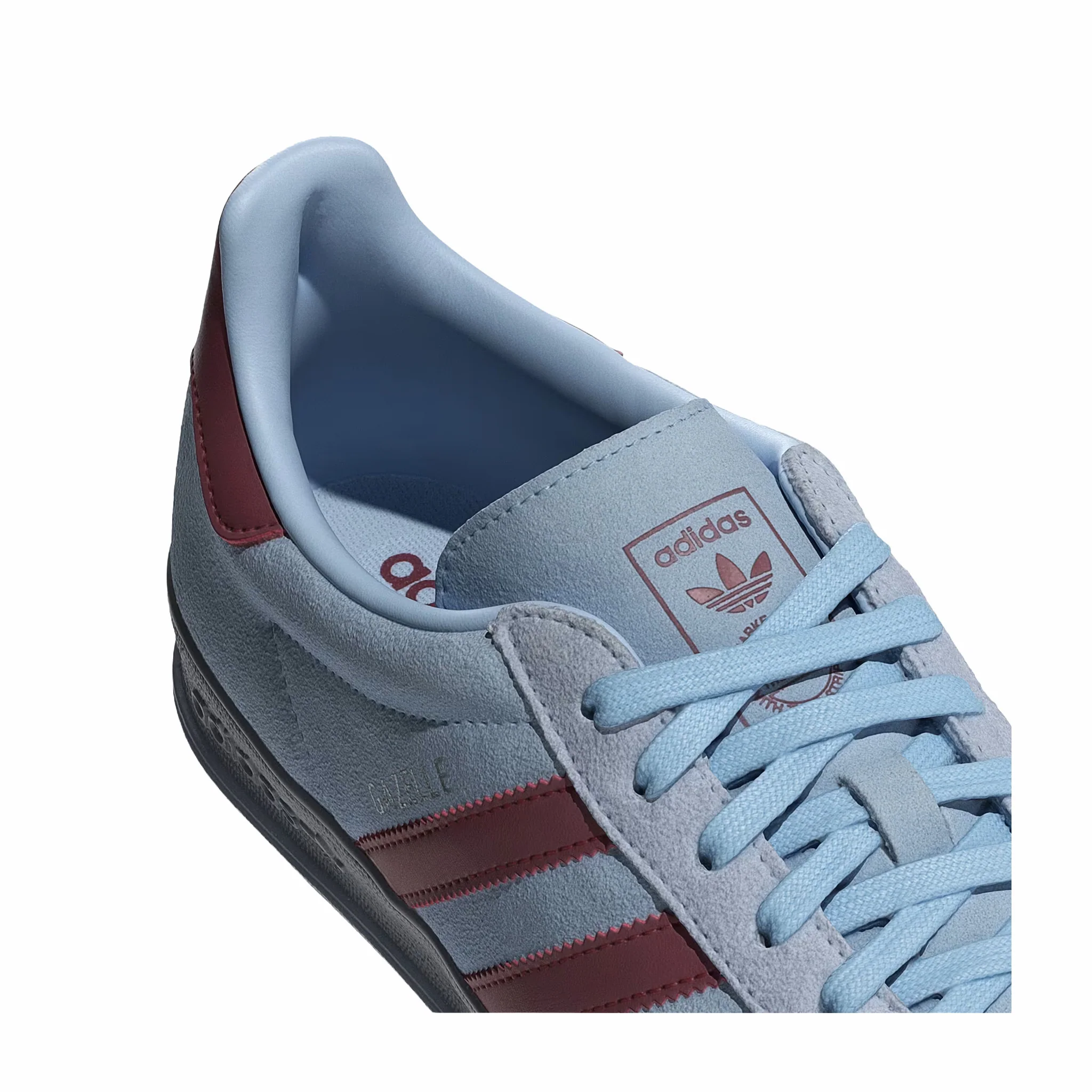 Adidas Men's Gazelle (Clear Sky/Noble Maroon/Crystal Sky - Image 5