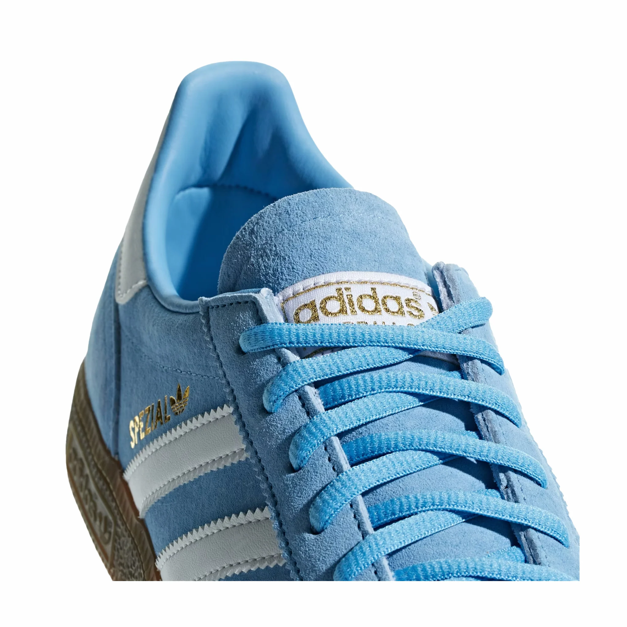 Adidas Men's Handball Spezial Shoes (Light Blue/Cloud White/Gum) - Image 5