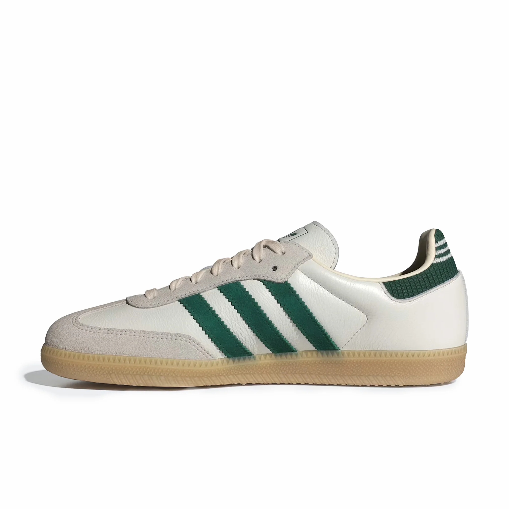Adidas Men's Samba OG (Cloud White/Collegiate Green/Gum) - Image 4