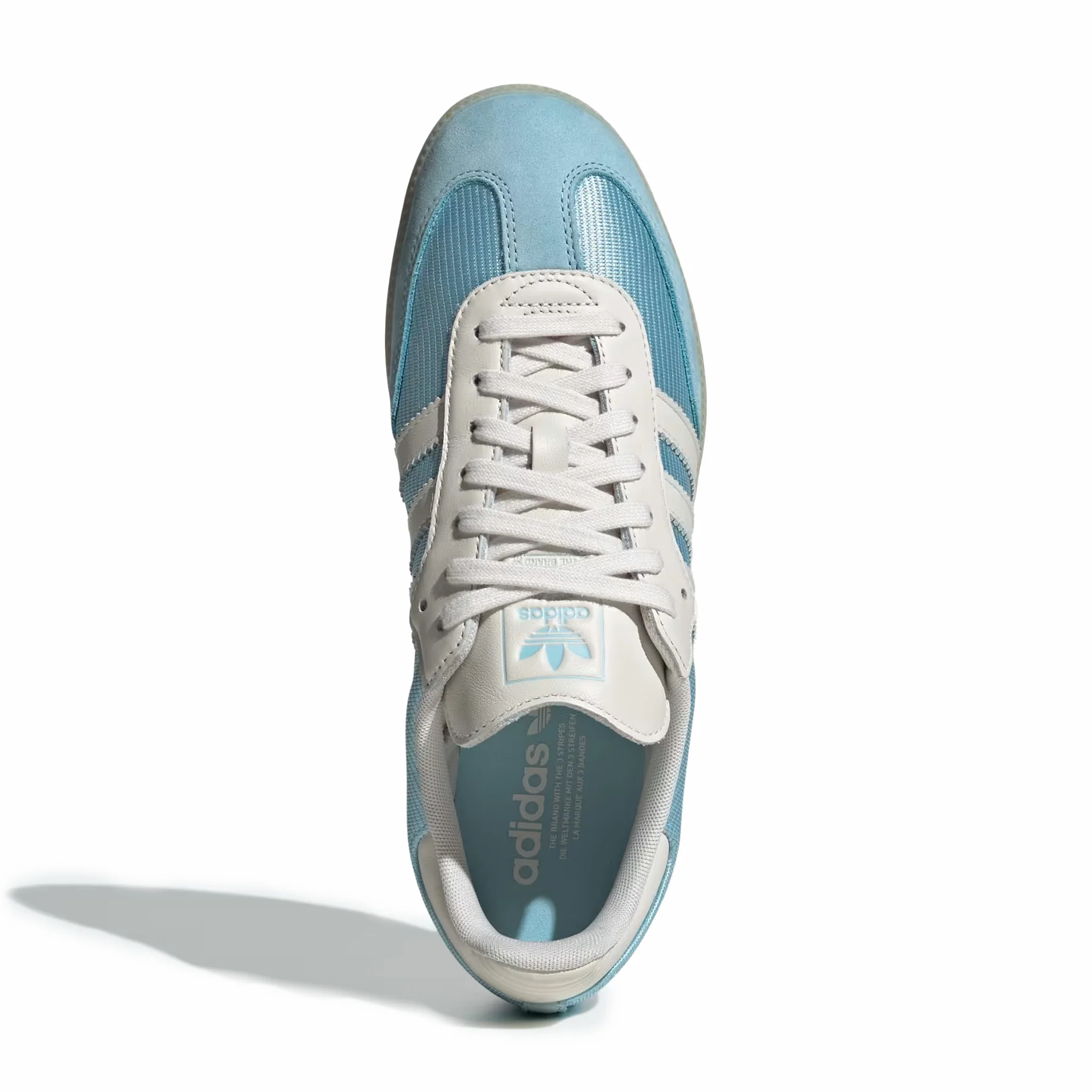 Adidas Men's Samba OG (Icey Blue/Chalk White/Sand Strata) - Image 2