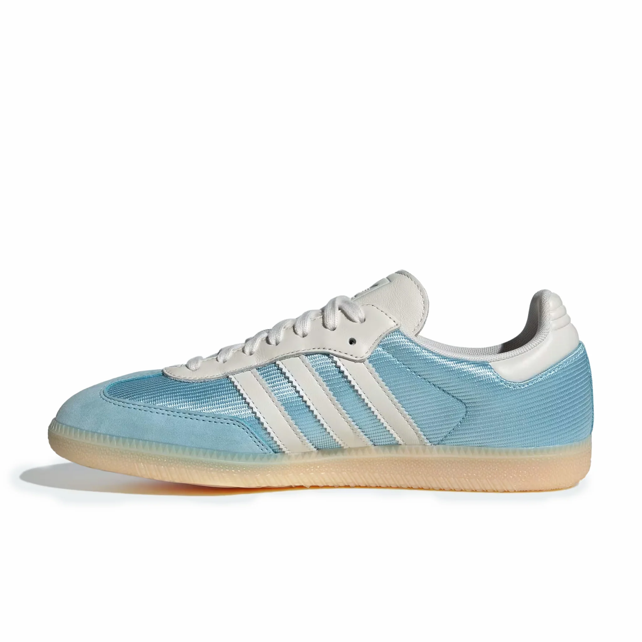 Adidas Men's Samba OG (Icey Blue/Chalk White/Sand Strata) - Image 4