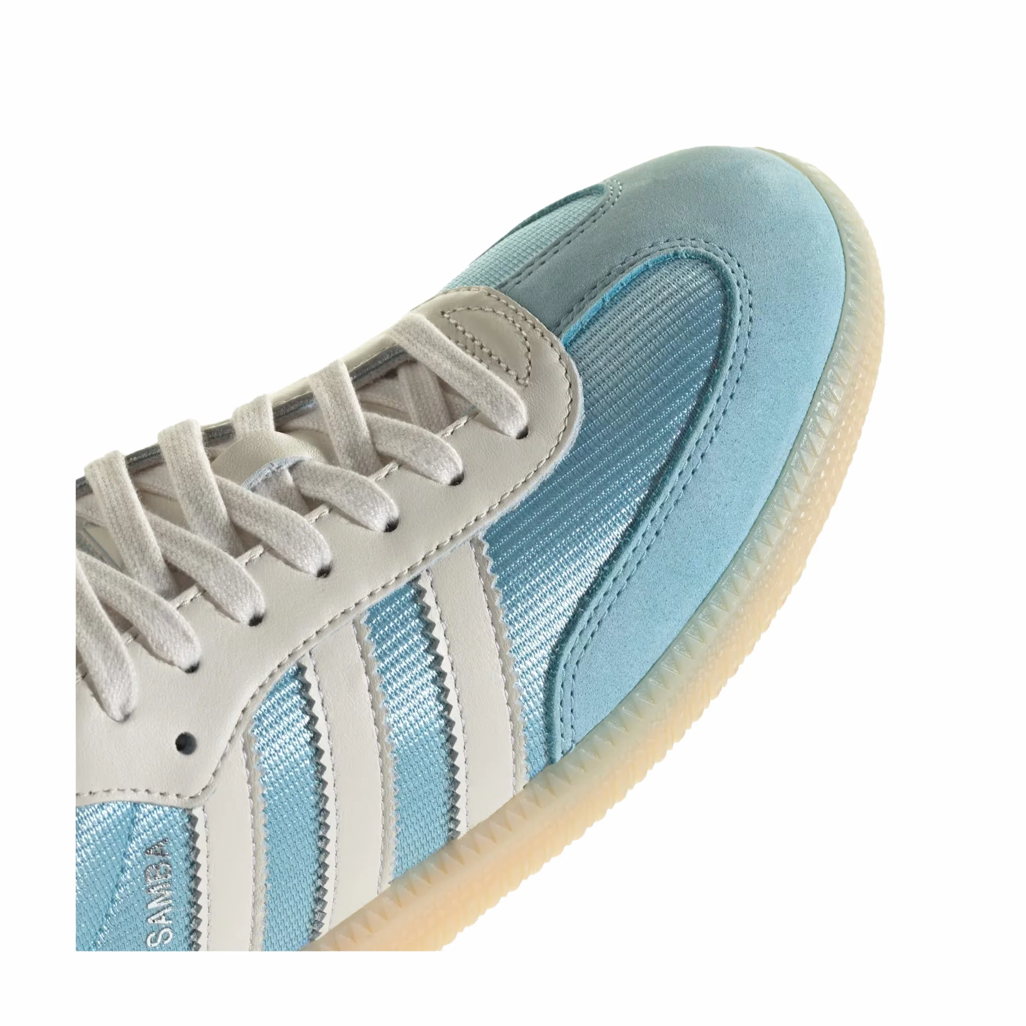 Adidas Men's Samba OG (Icey Blue/Chalk White/Sand Strata) - Image 6