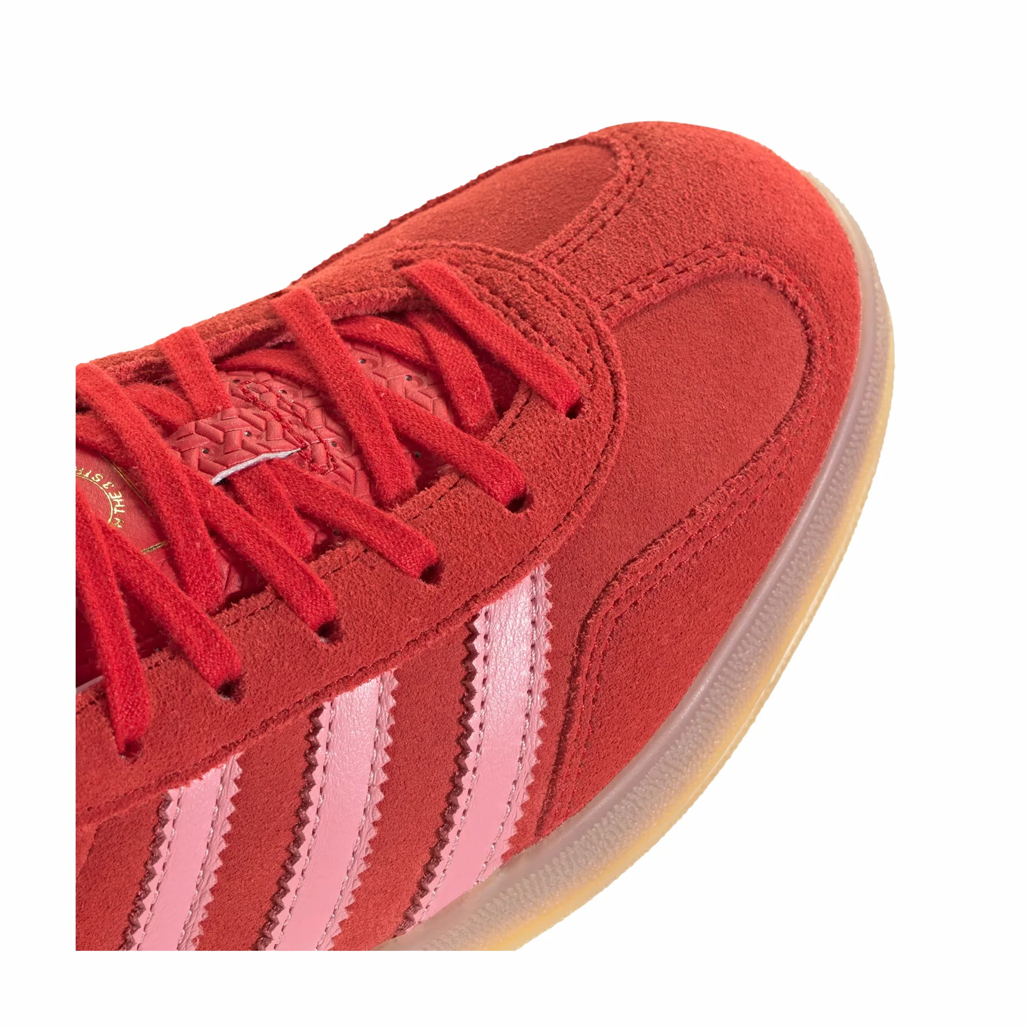 Adidas Women's Gazelle Indoor Shoes (Better Scarlet/Light Pink/Gum) - Image 6