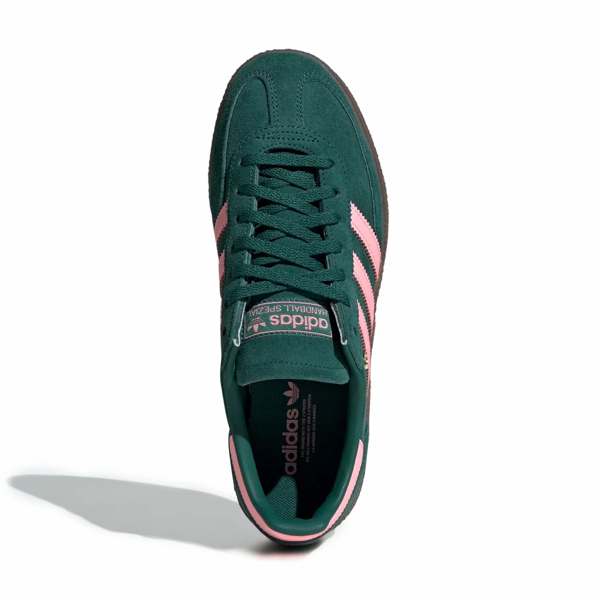Adidas Women's Handball Spezial (Collegiate Green/Pink Spark/Gold Metallic) - Image 2