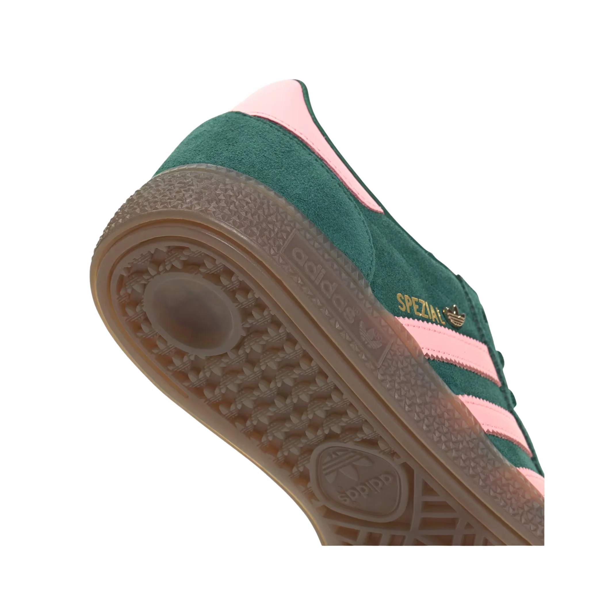Adidas Women's Handball Spezial (Collegiate Green/Pink Spark/Gold Metallic) - Image 6