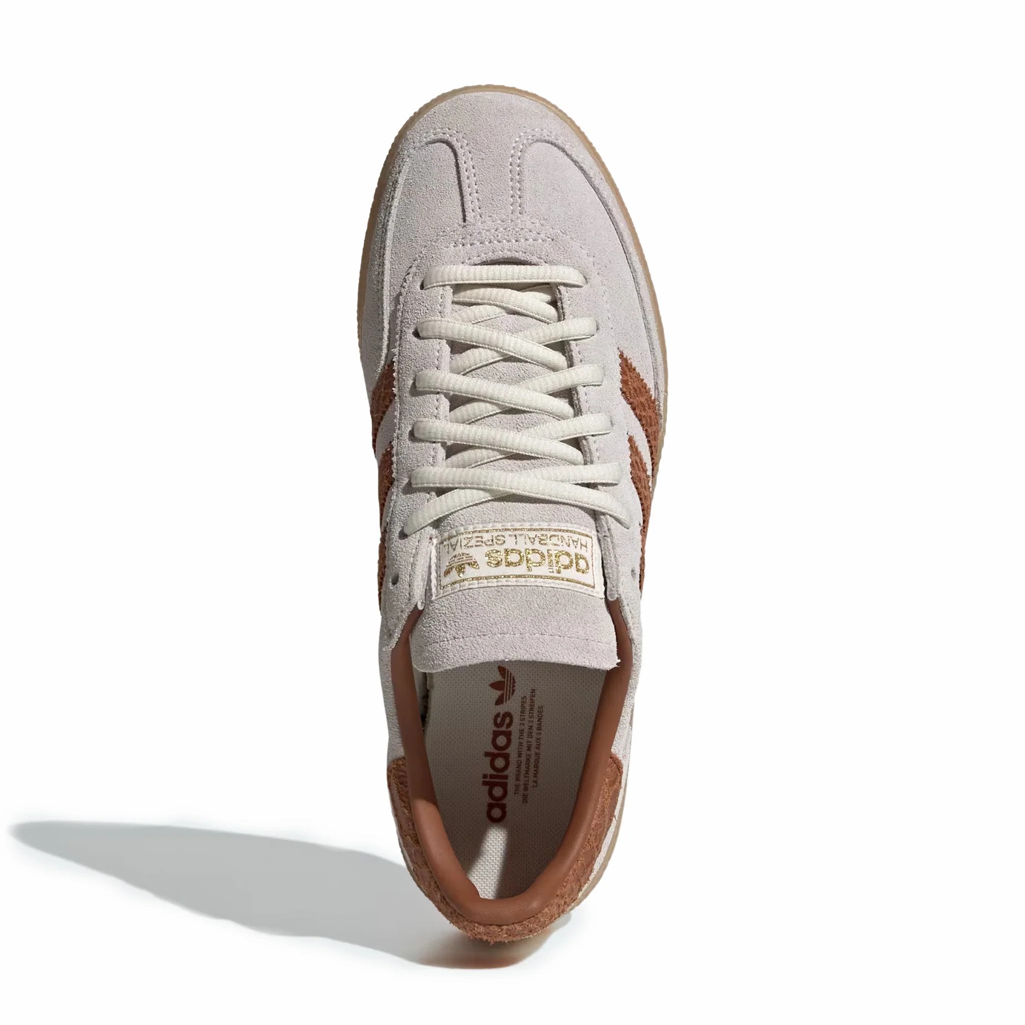 Adidas Women's Handball Spezial (Off White/Dusky Bronze/Gumandball) - Image 2
