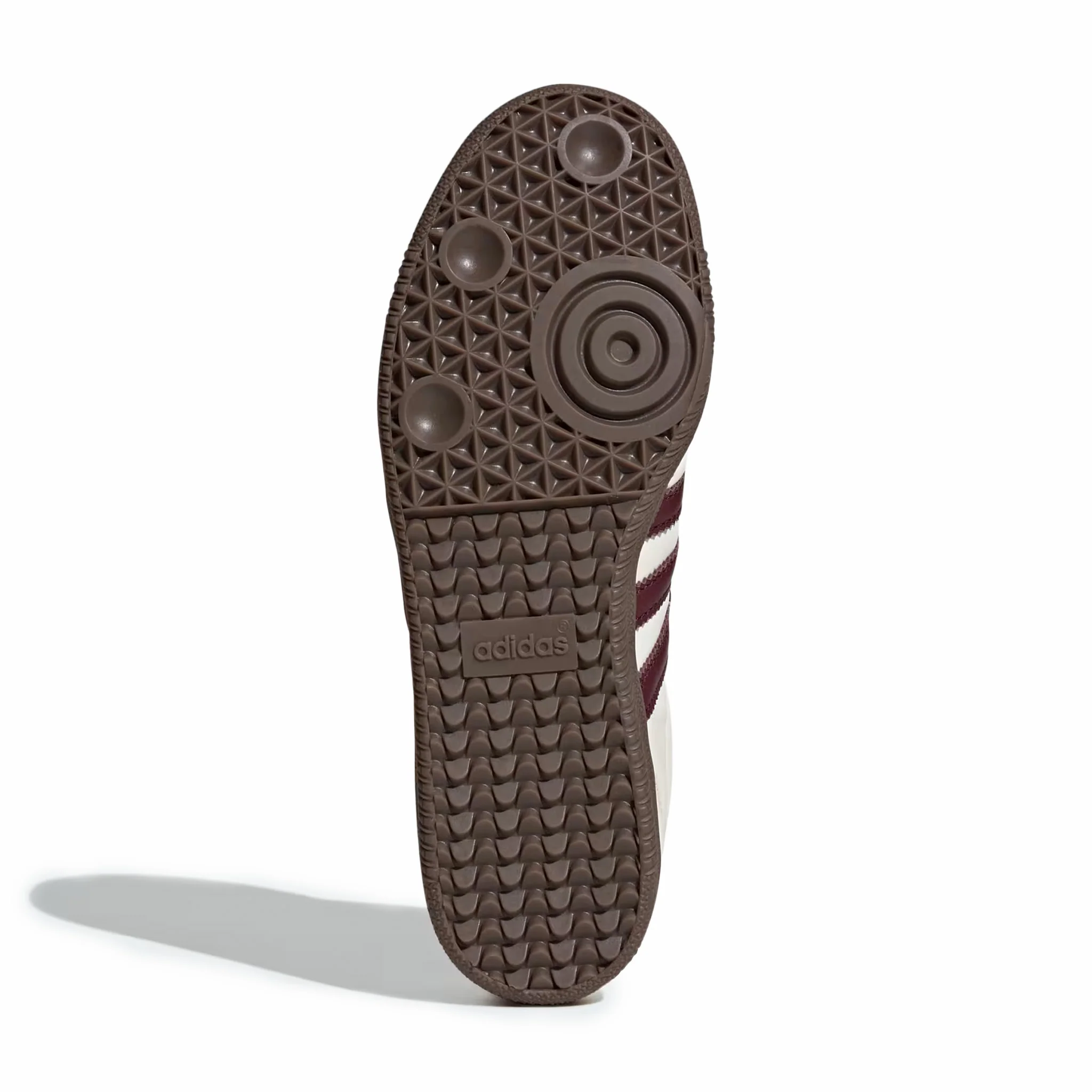 Adidas Women's Samba Long Tongue (Cream White/Maroon/Gold Metallic) - Image 3