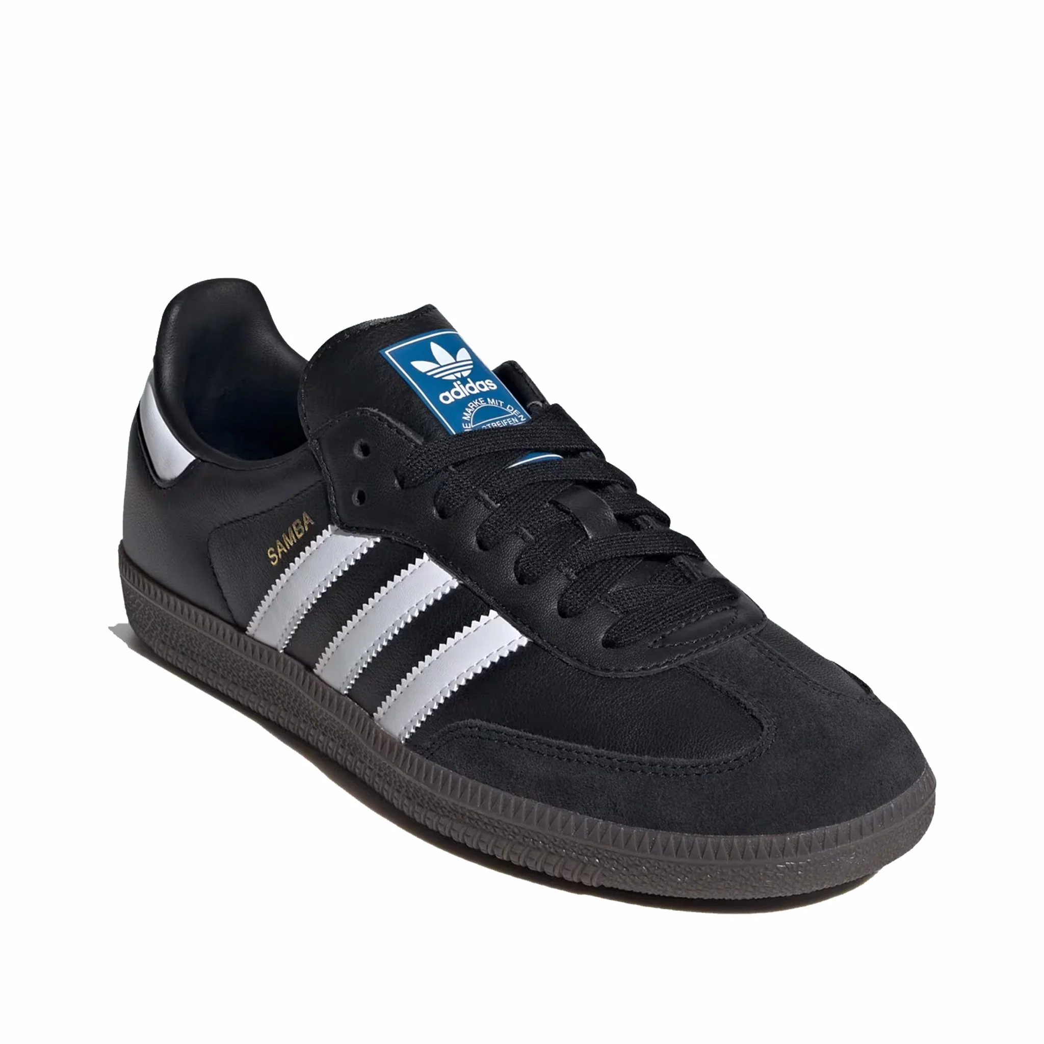 Adidas Women's Samba OG (Core Black/Cloud White/Gum) IG9031 - Image 2