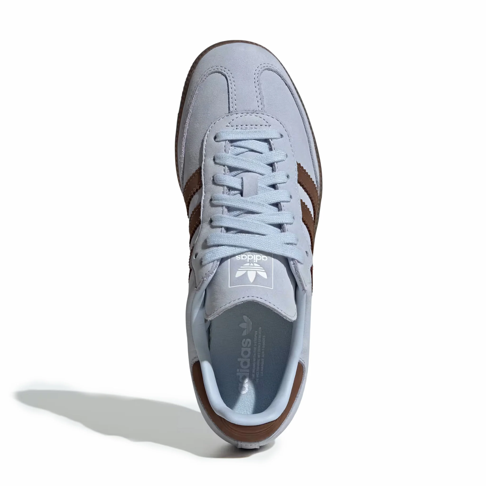 Adidas Women's Samba OG (Crystal Sky/Earth Strata/Cloud White) - Image 2