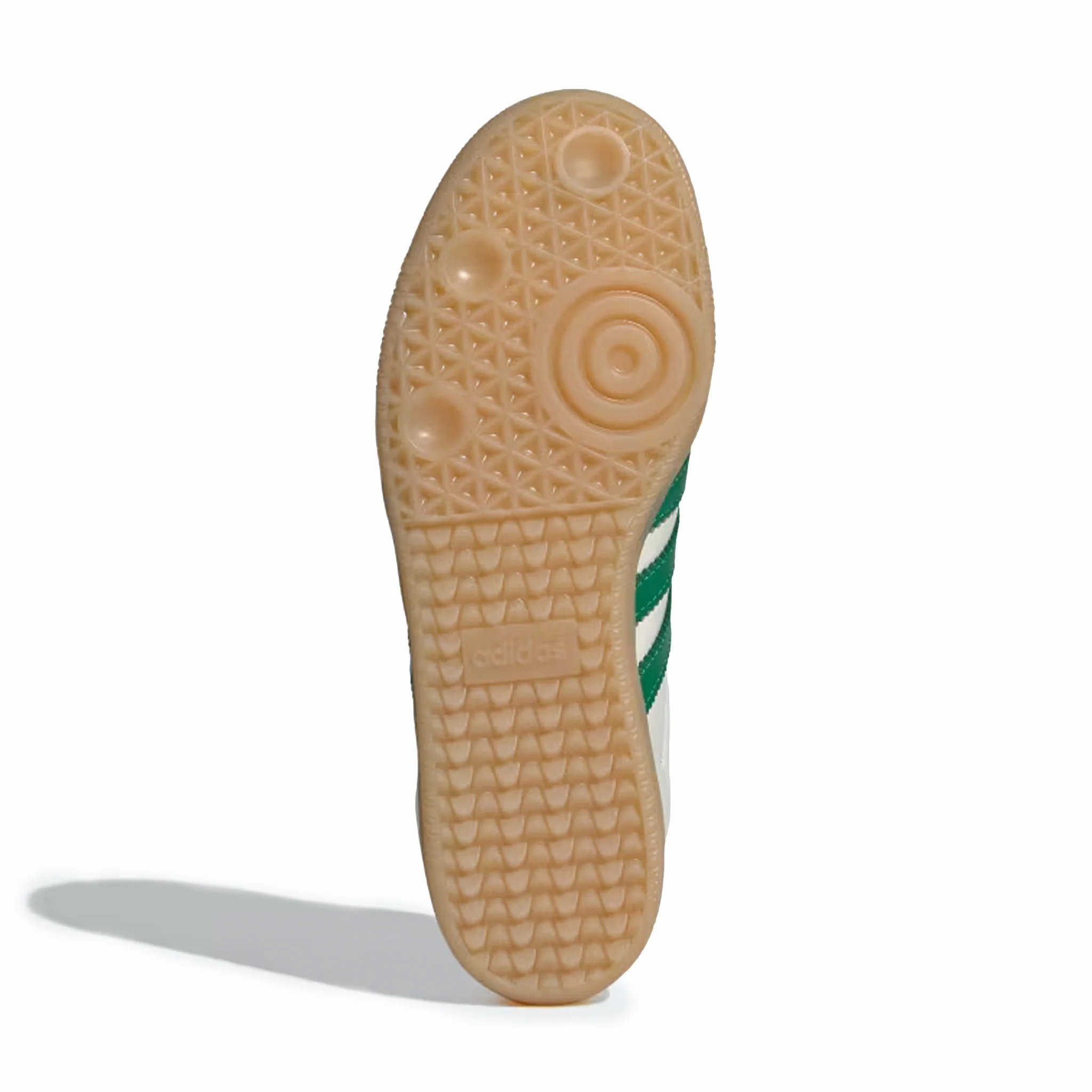 Adidas Women's Samba OG (Off White/Green/Gold Metallic) - Image 3