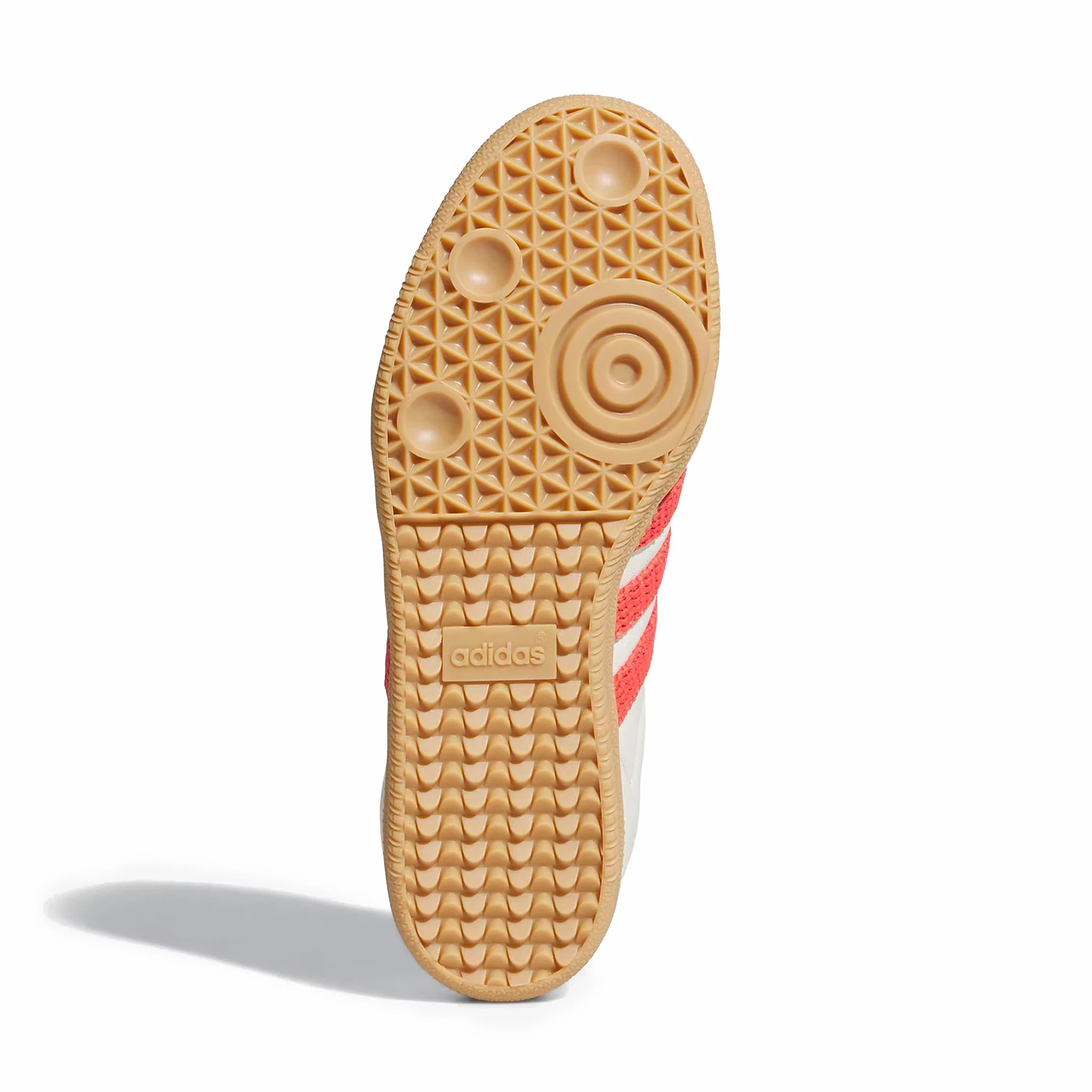 Adidas Women's Samba OG (Off White/Semi Lucid Red/Gum 3) - Image 3