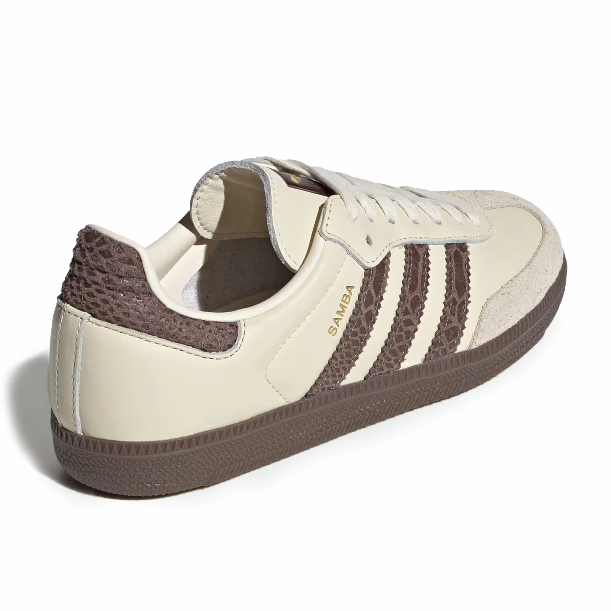 Adidas Women's Samba OG Shoes (Cream White/Earth Strata/Maroon) - Image 5