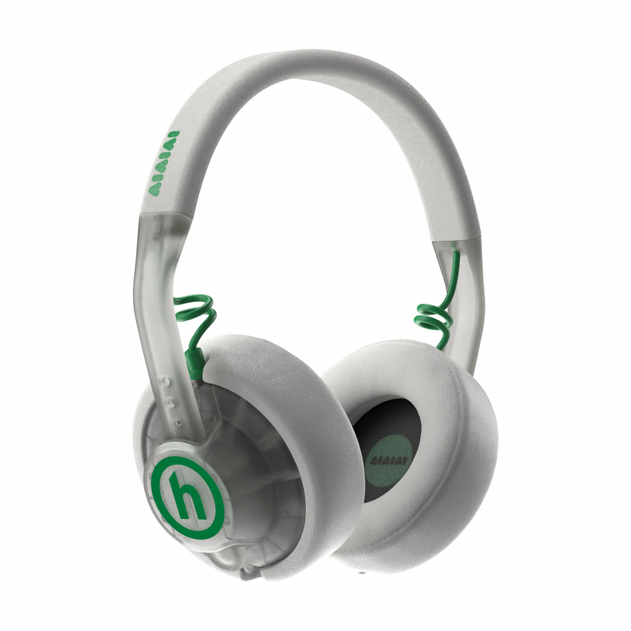 AIAIAI x HIDDEN NY TMA-2 Modular Bluetooth Headphones (White/Green) - Image 2
