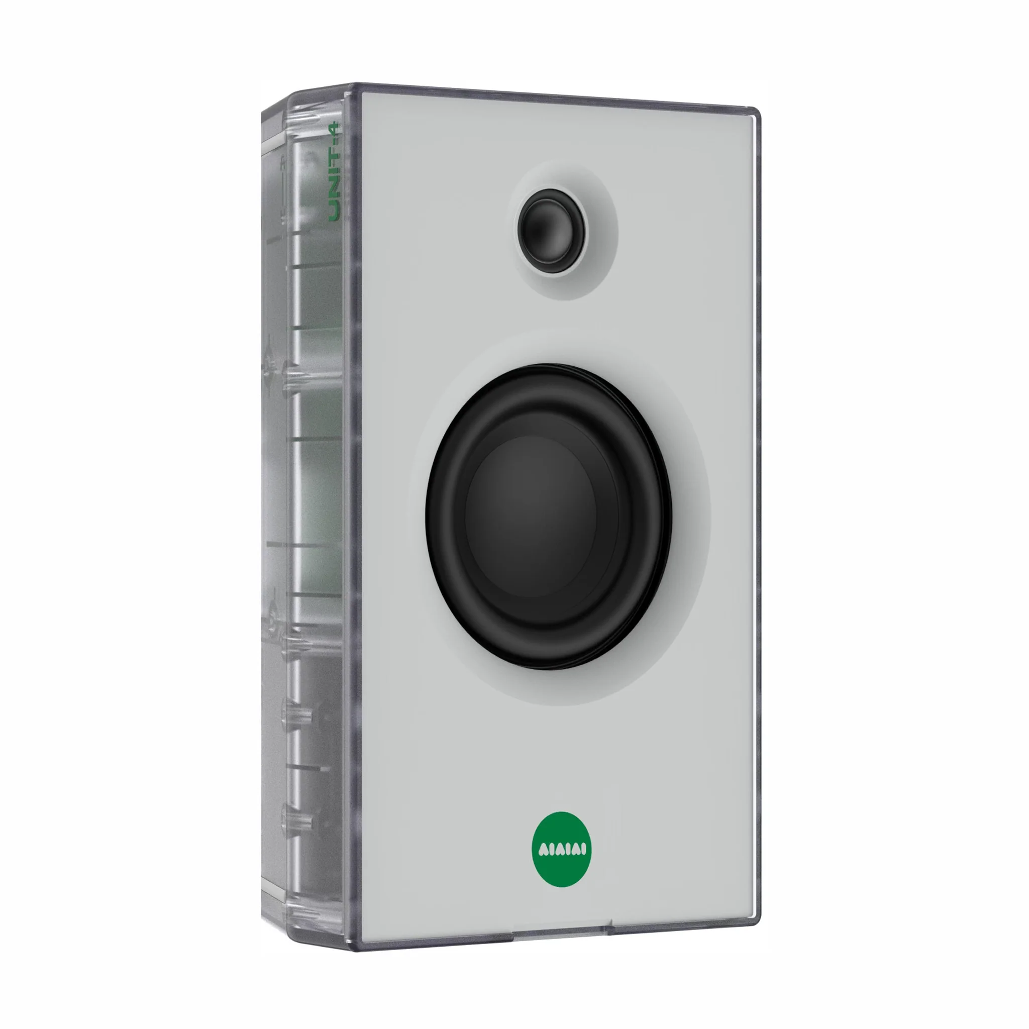 AIAIAI x HIDDEN NY UNIT-4 Portable Speaker (White/Green) - Image 2