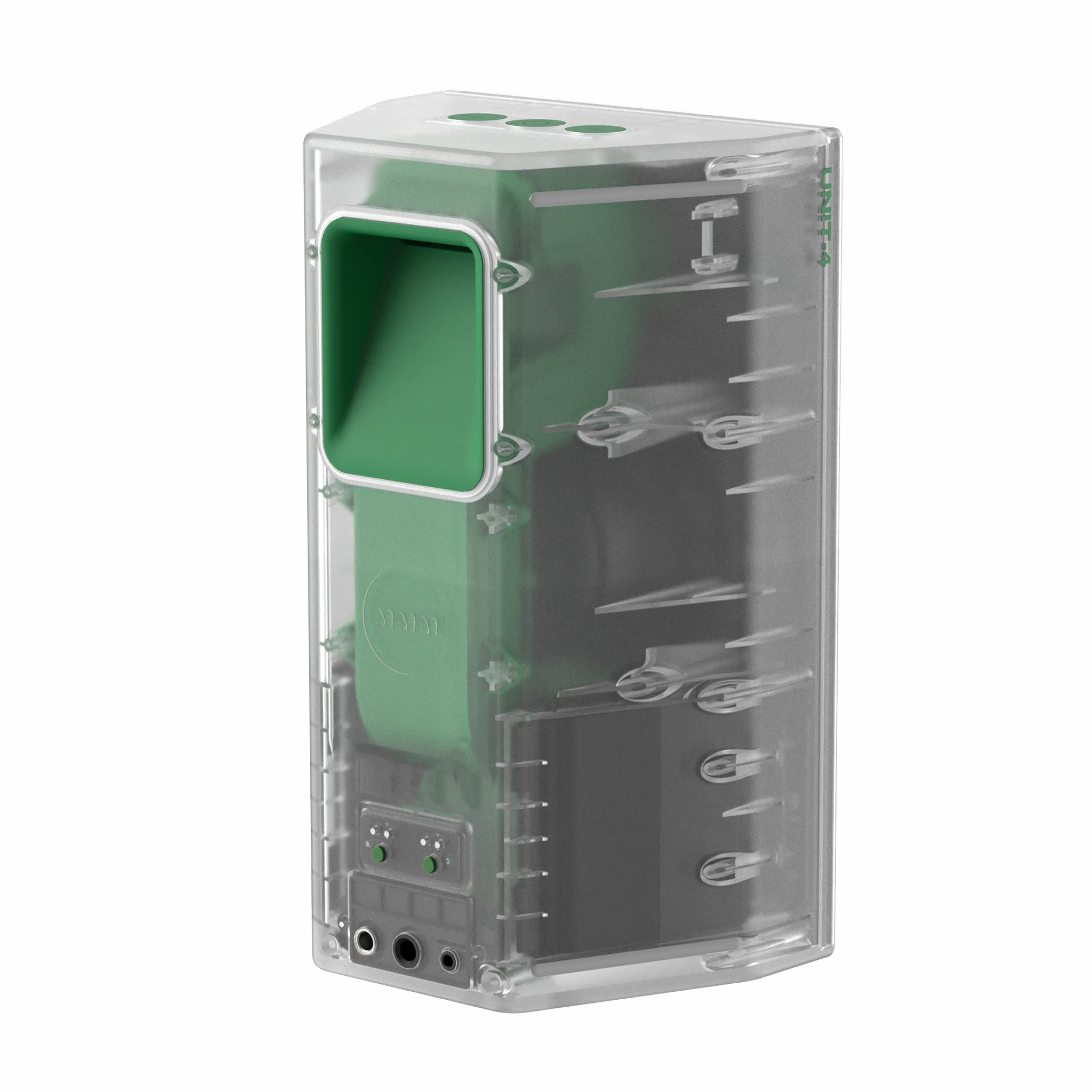 AIAIAI x HIDDEN NY UNIT-4 Portable Speaker (White/Green) - Image 3