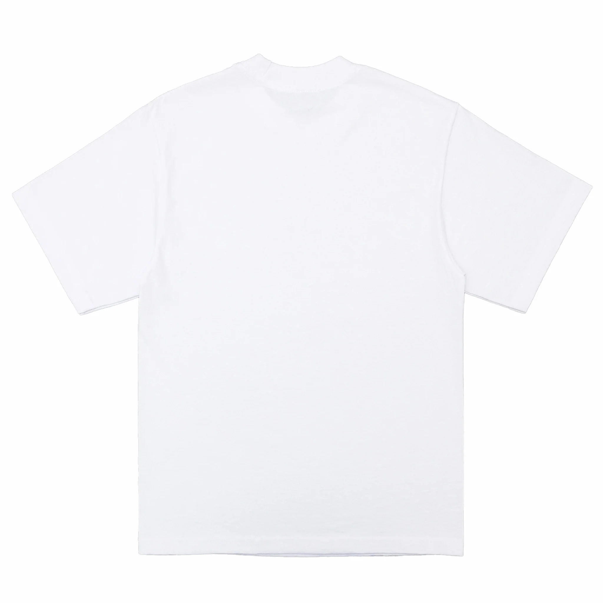 August 8 Year Anniversary "Mercury In Flight" Heavyweight Crop T-Shirt (White) - Image 2