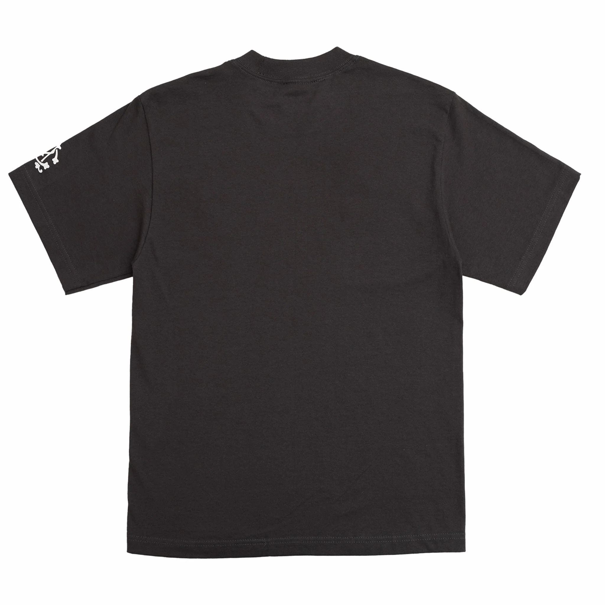 August "Cigar Lounge - A Smokers Sanctuary" Cropped Tee (Off Black) - Image 2