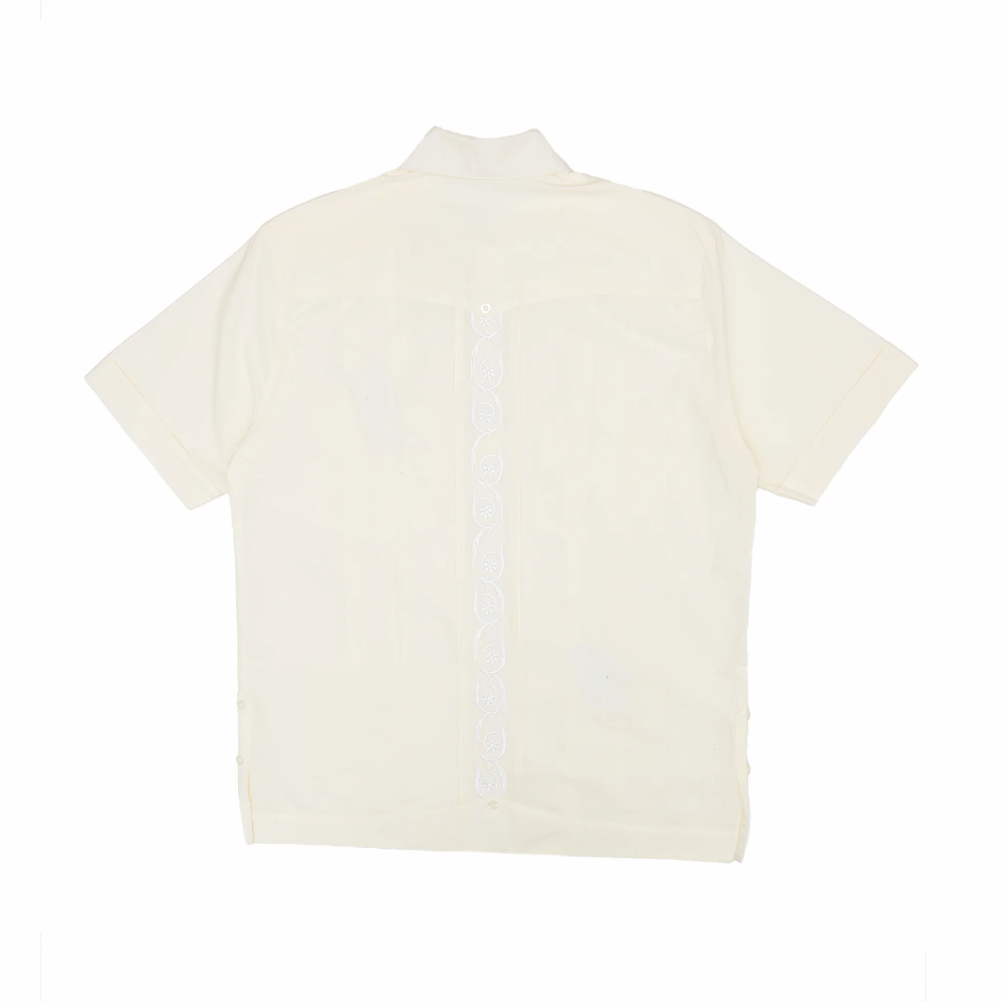 August "Cigar Lounge - Cuban Heritage" Guayabera (Off White) - Image 2