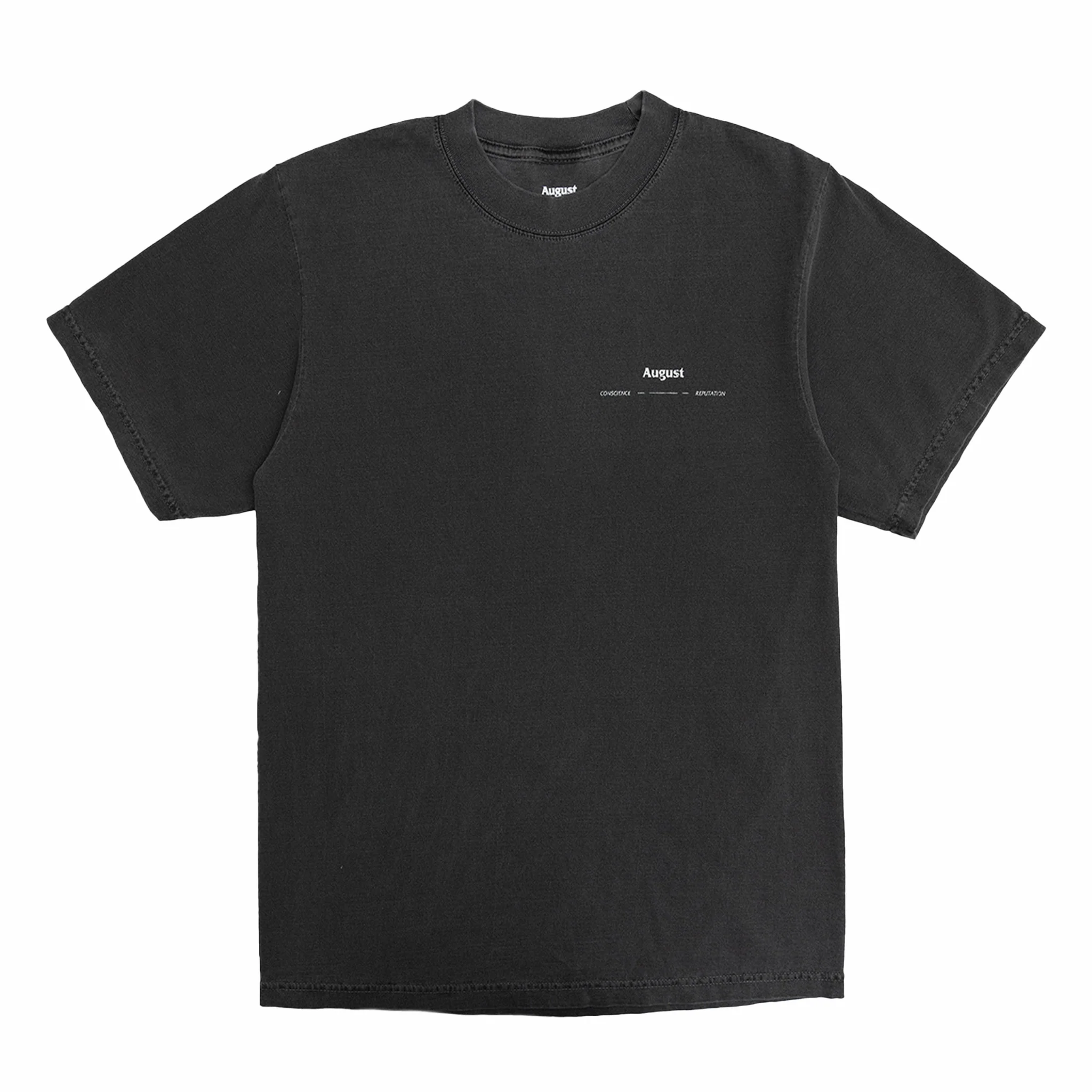 August "Shop Tee" 7.5oz Heavyweight T-Shirt (Shadow)