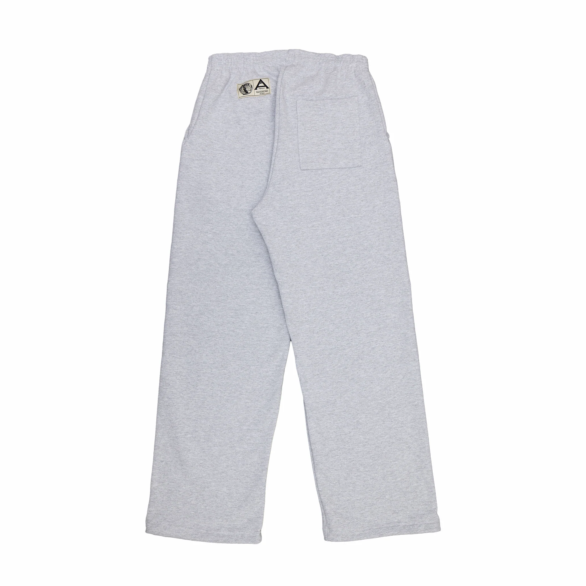 August "Ski the Midwest" Wide Leg Sweatpants (Ash) - Image 2