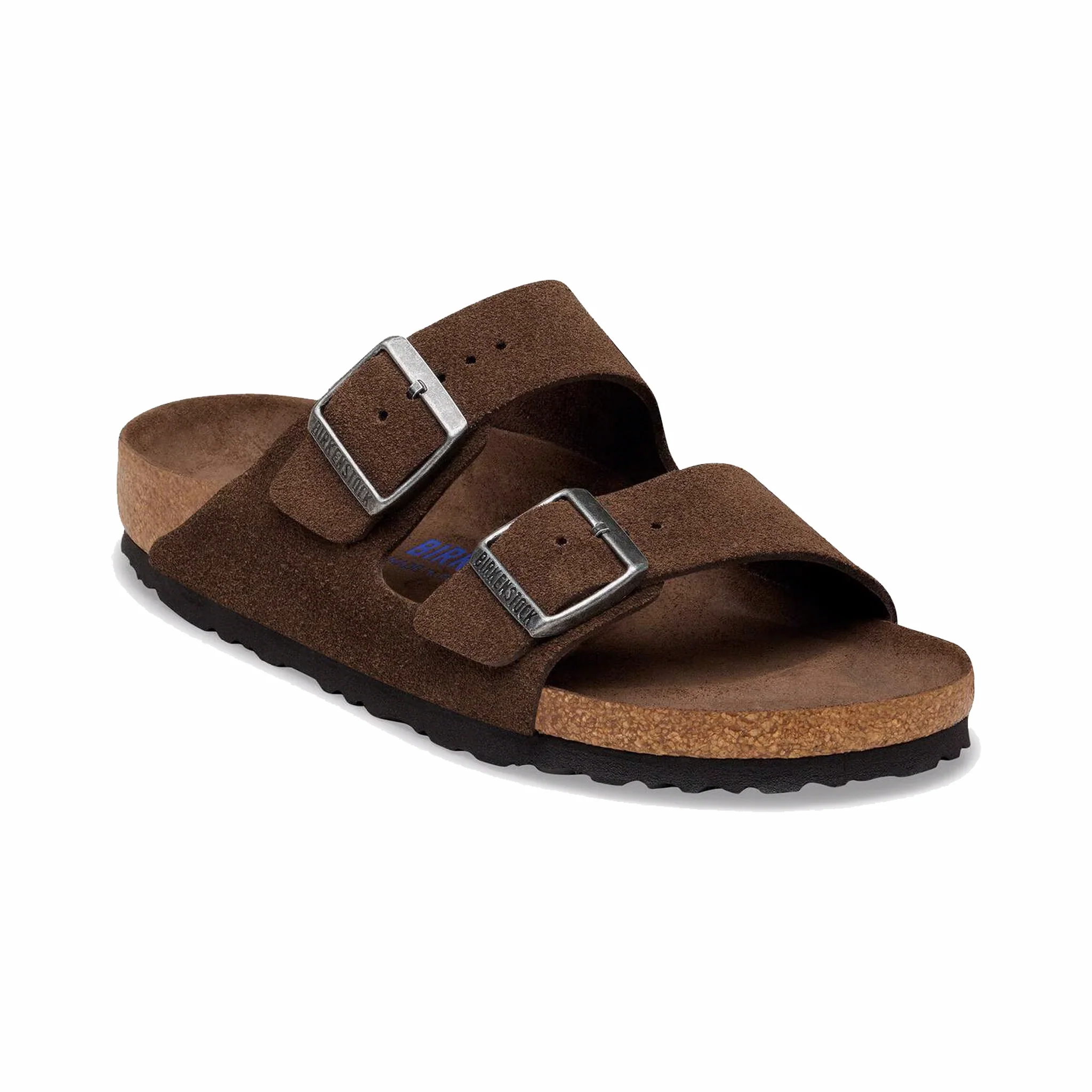 Birkenstock Men's Arizona Soft Footbed Suede Leather - Regular (Carafe Tonal FB) - Image 2