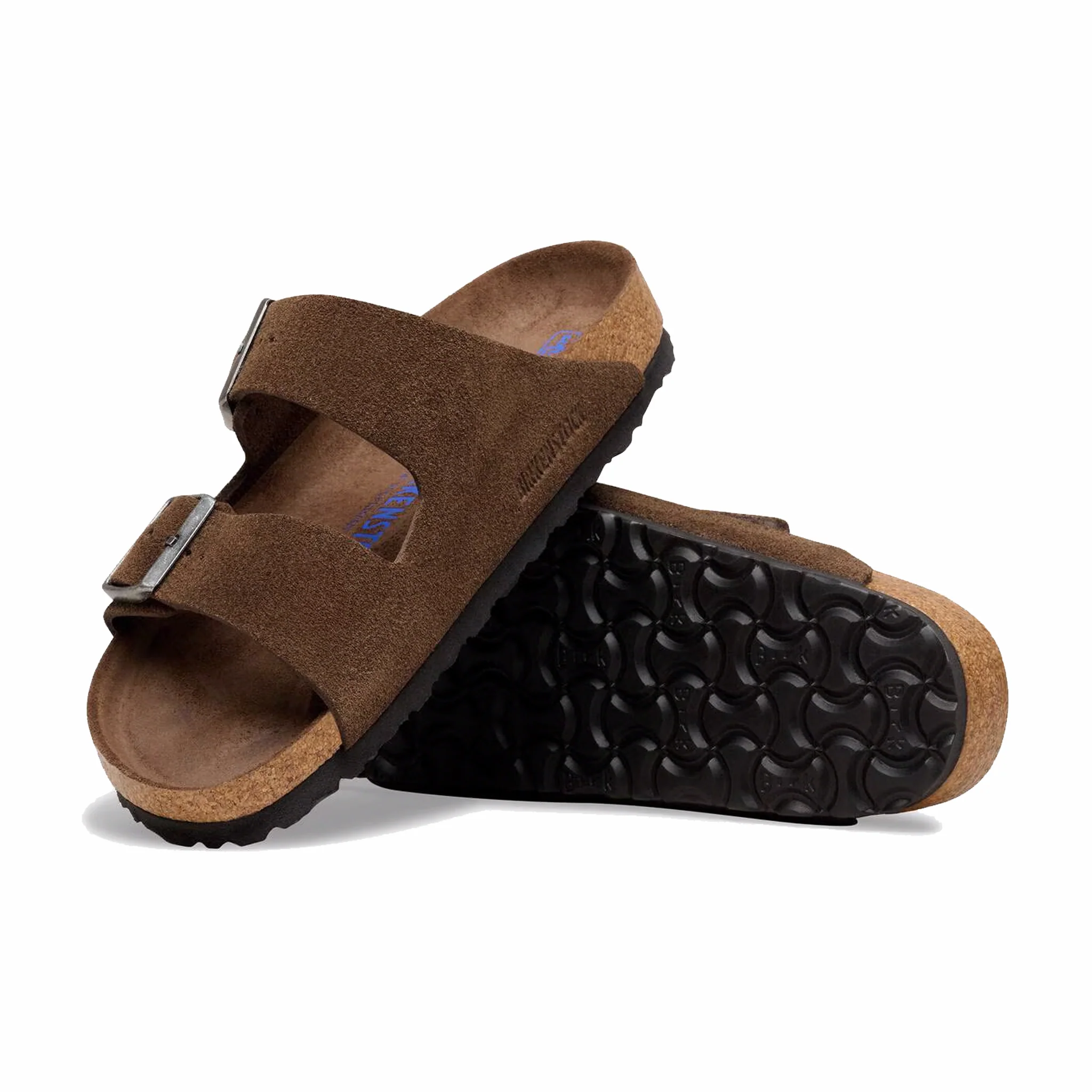 Birkenstock Men's Arizona Soft Footbed Suede Leather - Regular (Carafe Tonal FB) - Image 5