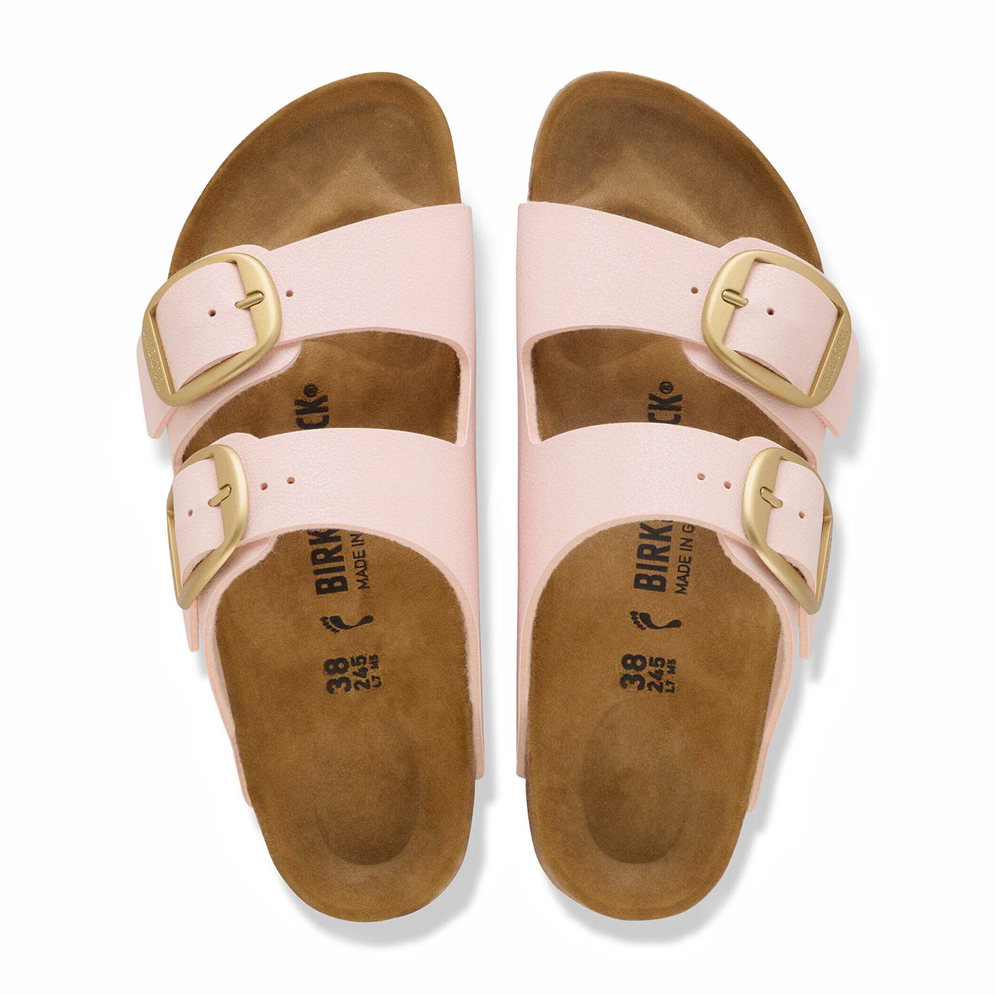 Birkenstock Women's Arizona Big Buckle Birki - Narrow (Light Rose) - Image 3