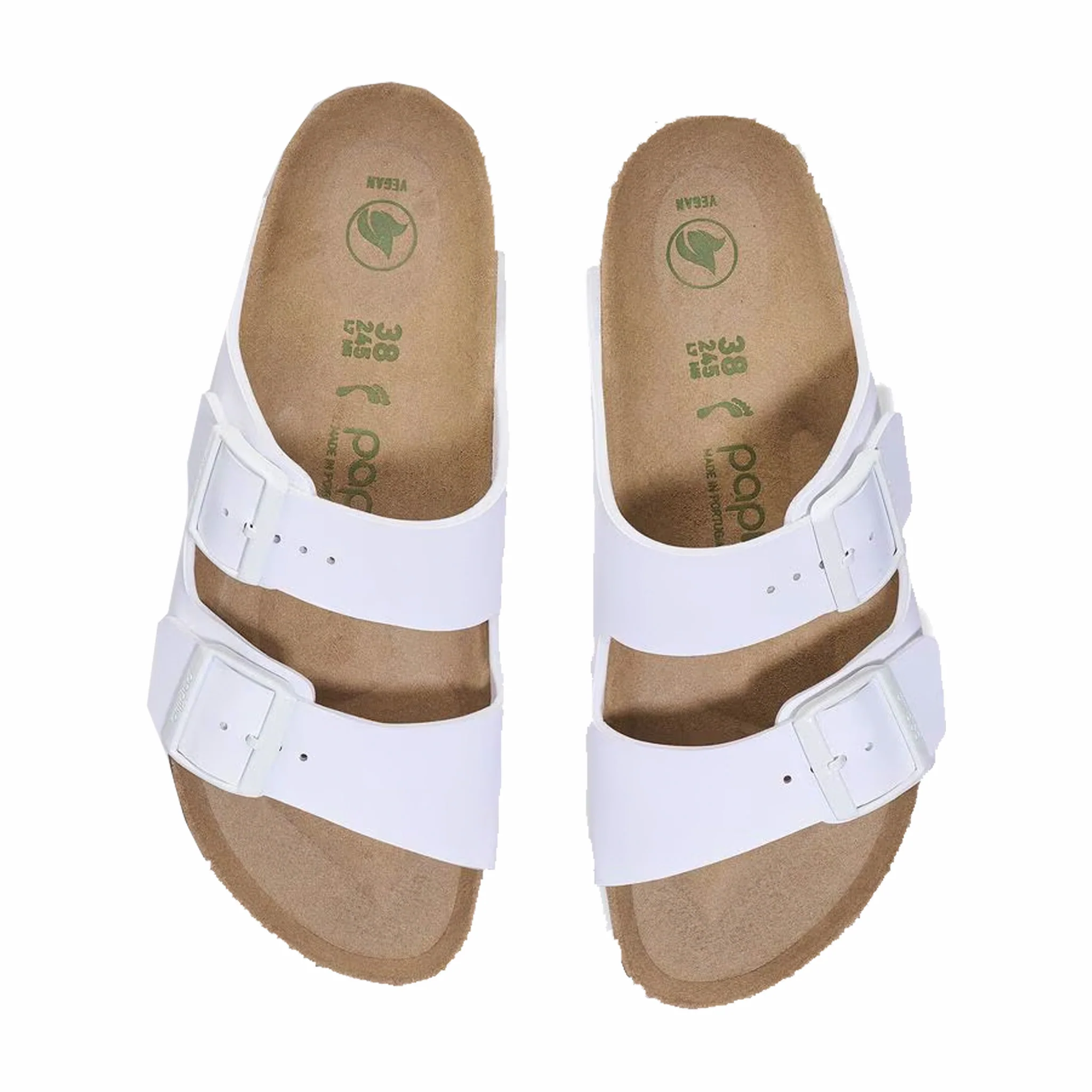 Birkenstock Women's Arizona Flex Platform Birko-Flor - Narrow  (White) - Image 3