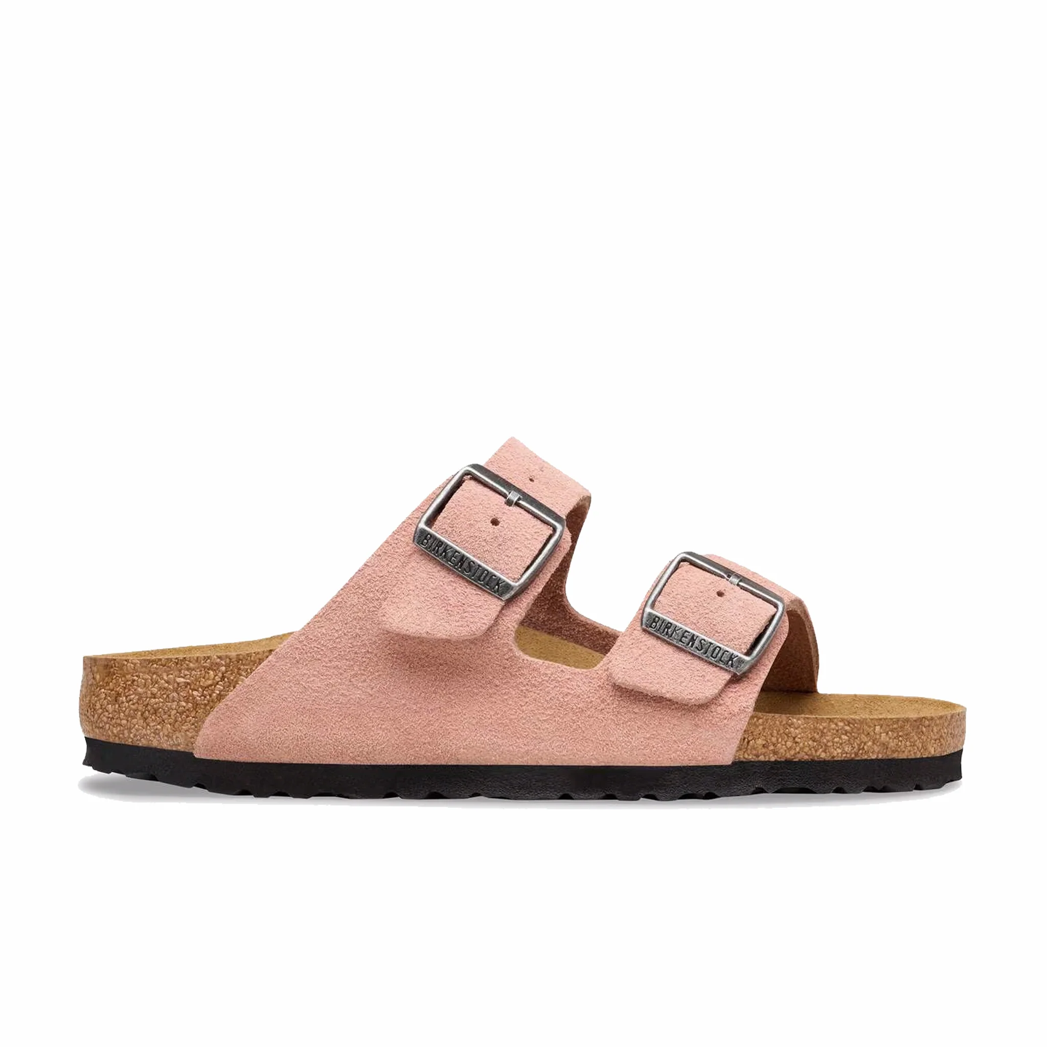 Birkenstock Women's Arizona Suede Leather - Regular (Pink Clay)