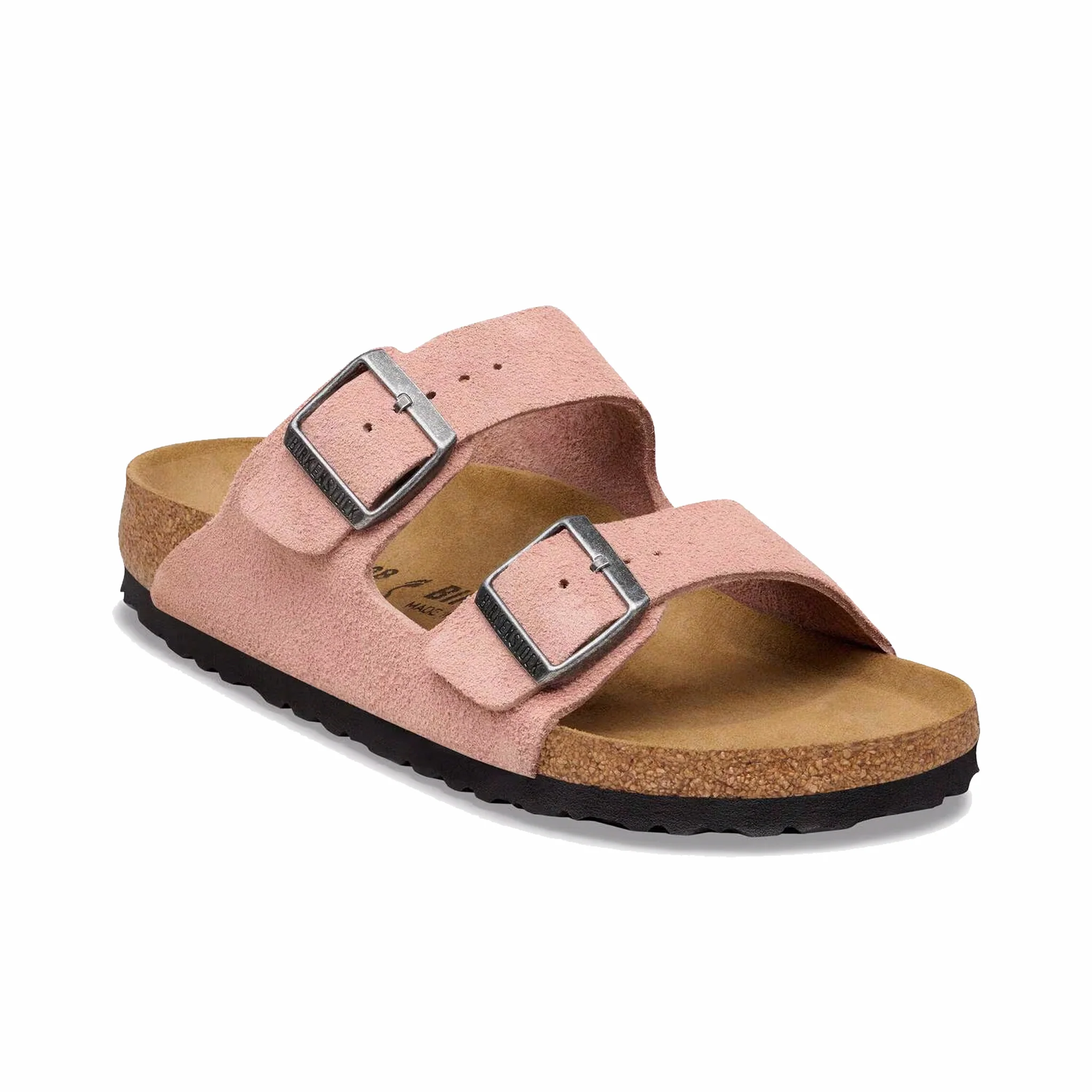 Birkenstock Women's Arizona Suede Leather - Regular (Pink Clay) - Image 2