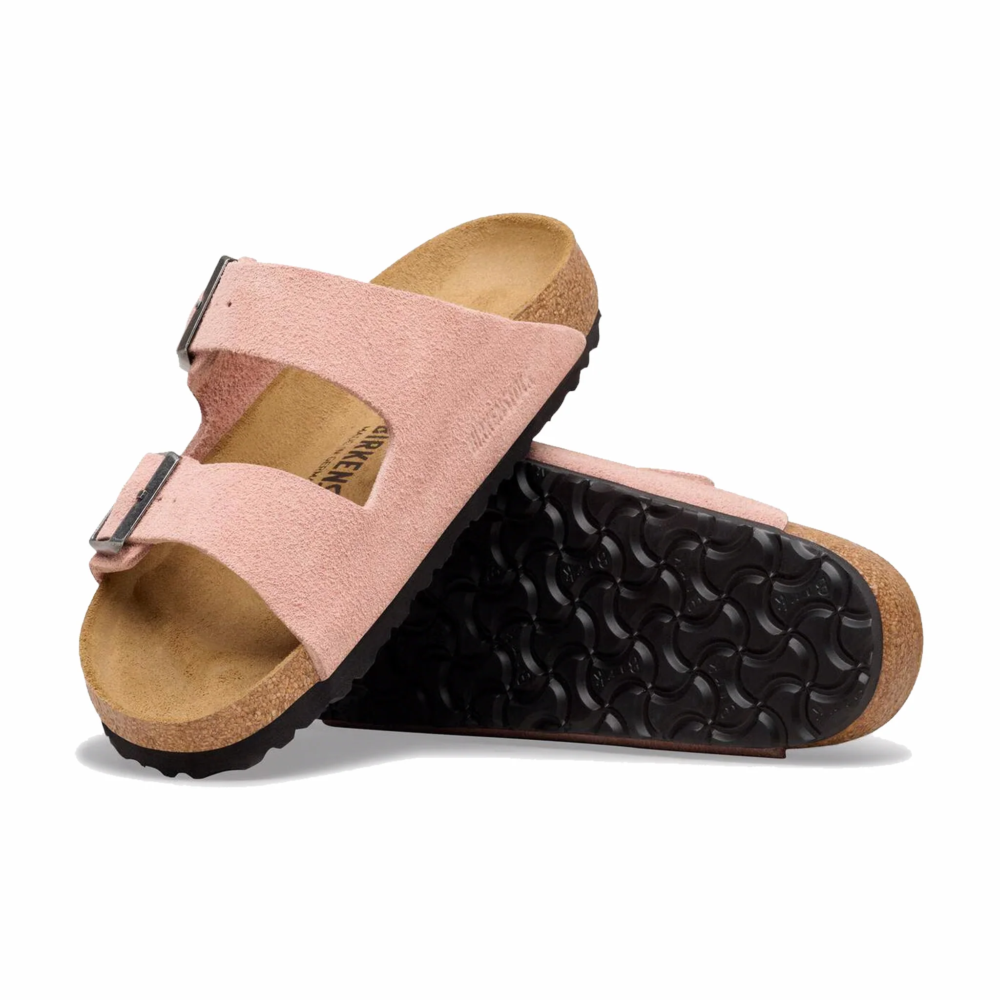 Birkenstock Women's Arizona Suede Leather - Regular (Pink Clay) - Image 4