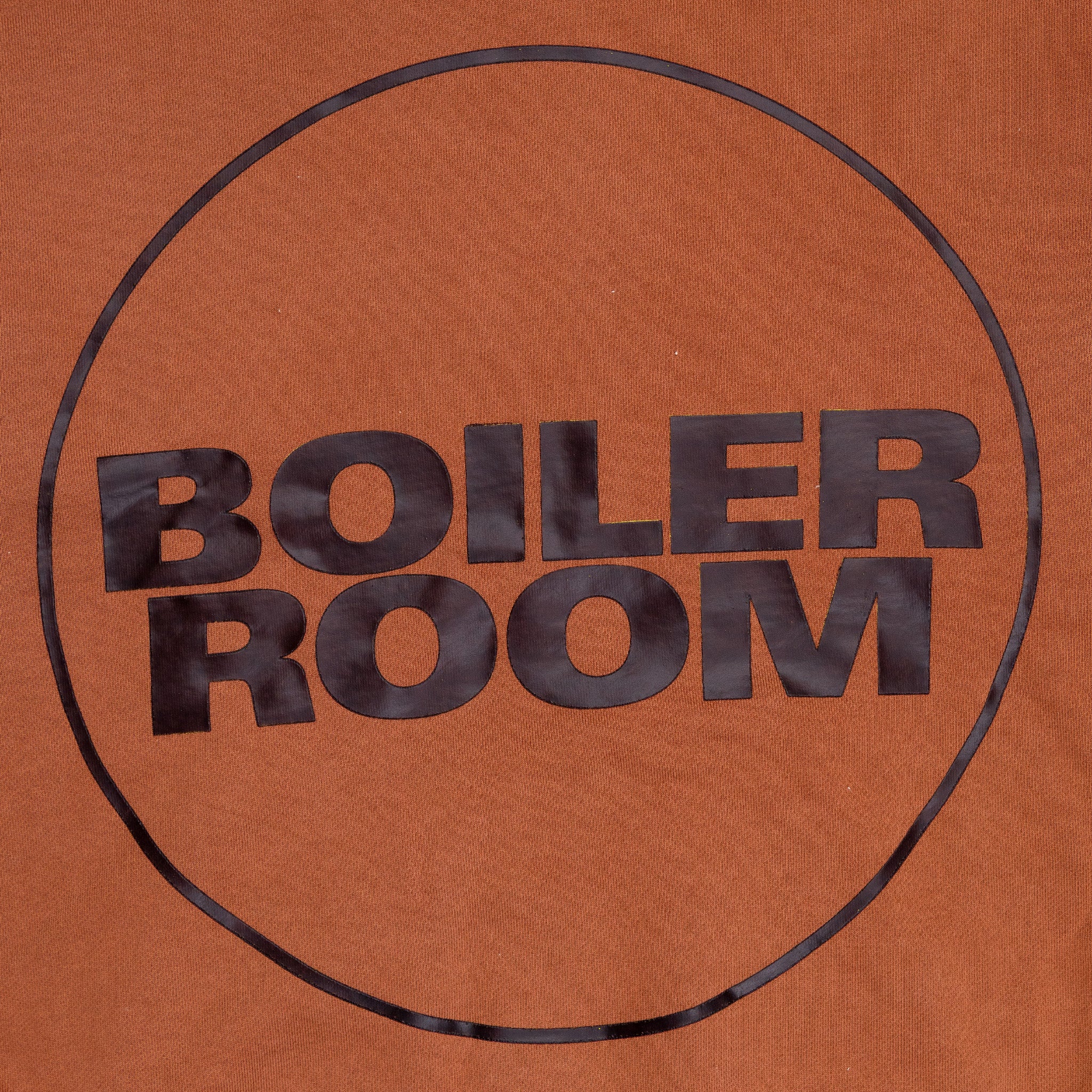 Boiler Room Core Logo Garment Dyed Hoodie (Brown) - Image 3