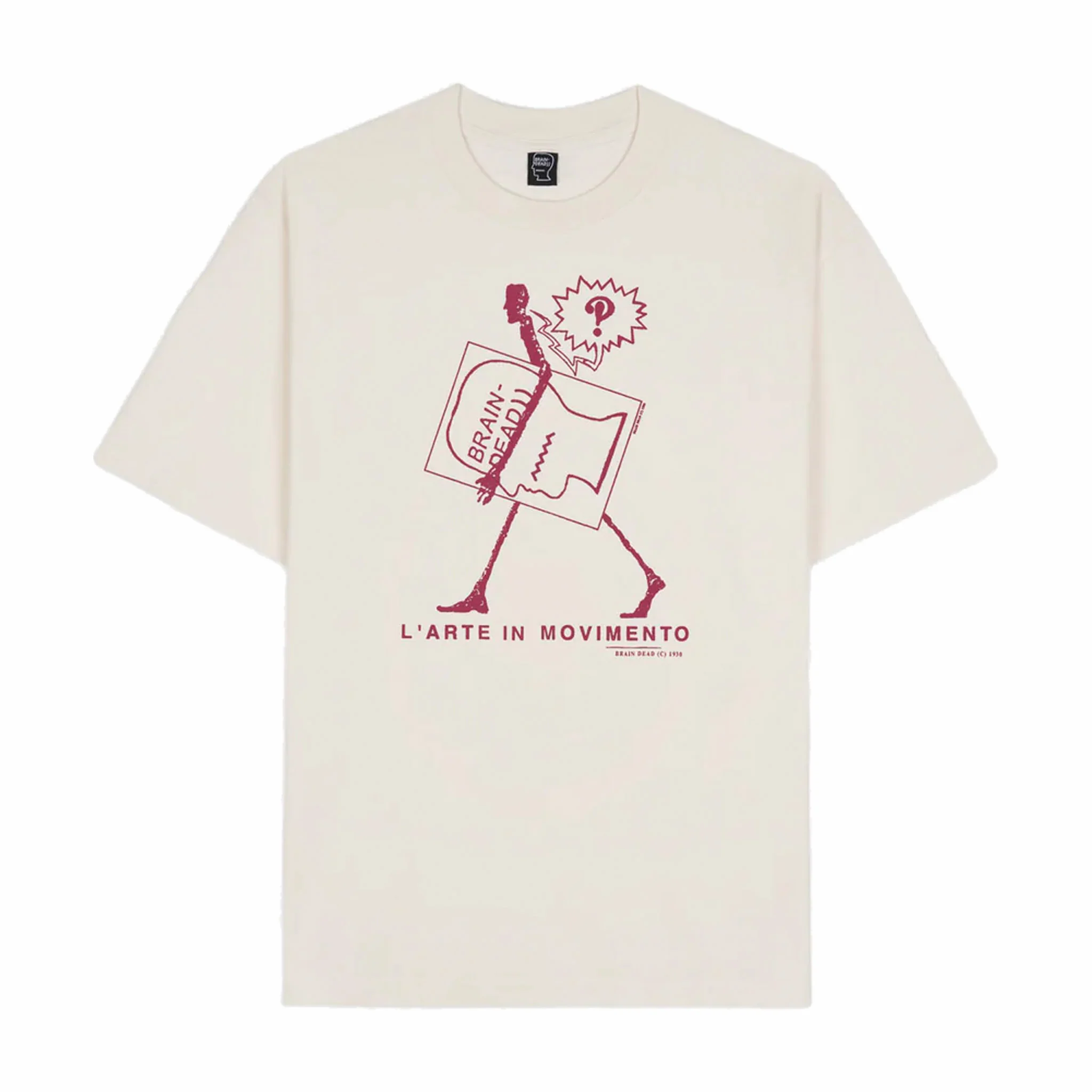 Brain Dead Movimento T-Shirt (Cream)