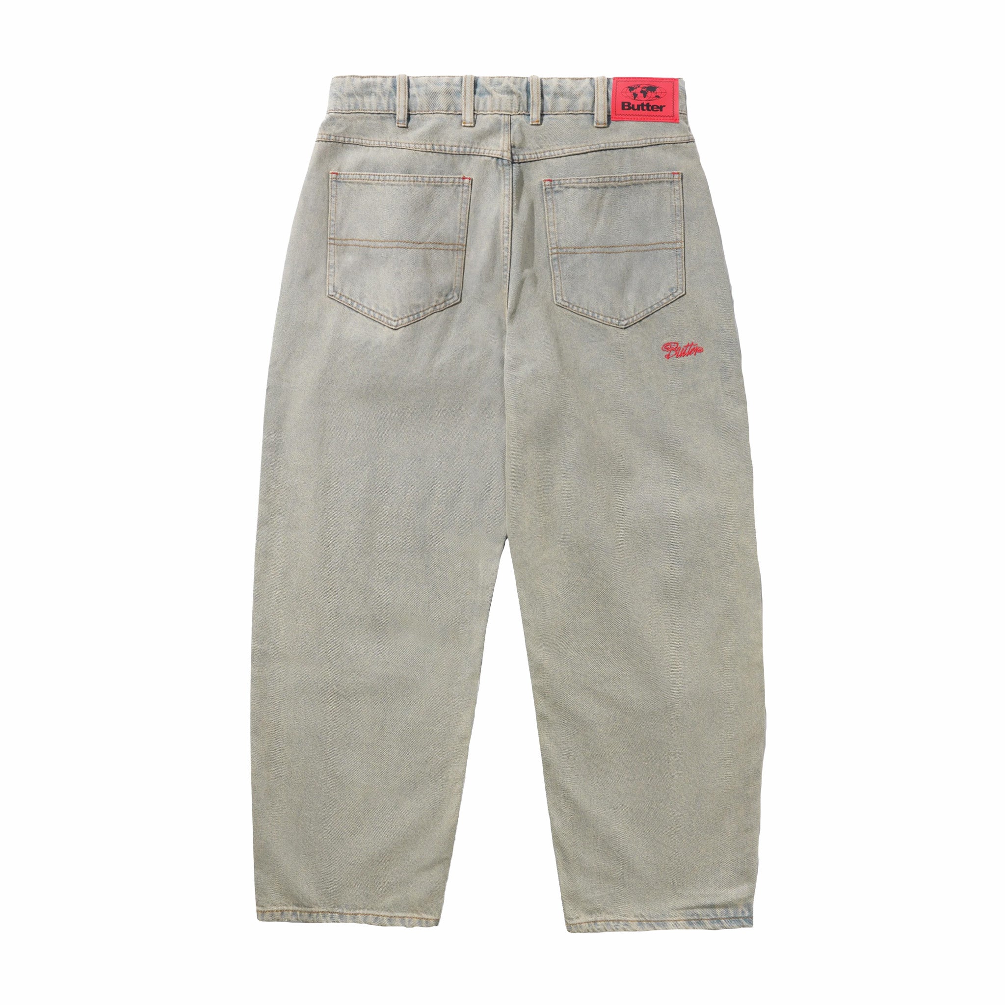Butter Goods Garage Denim Jeans (Sunfade Blue) - Image 2
