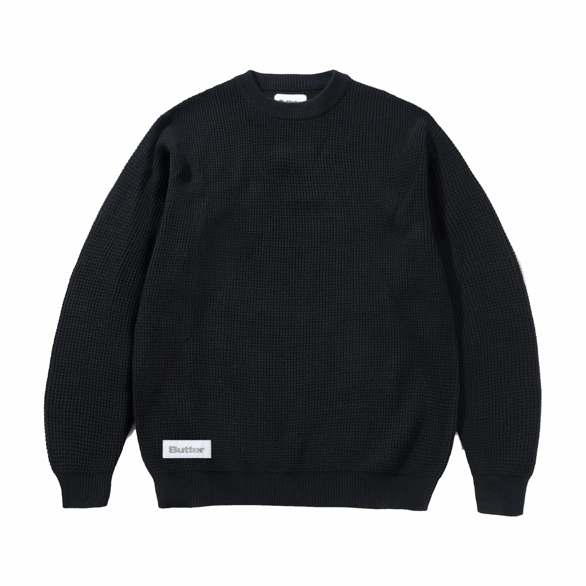 Butter Goods Newcomer Reversible Knit Sweater (Black) - Image 2