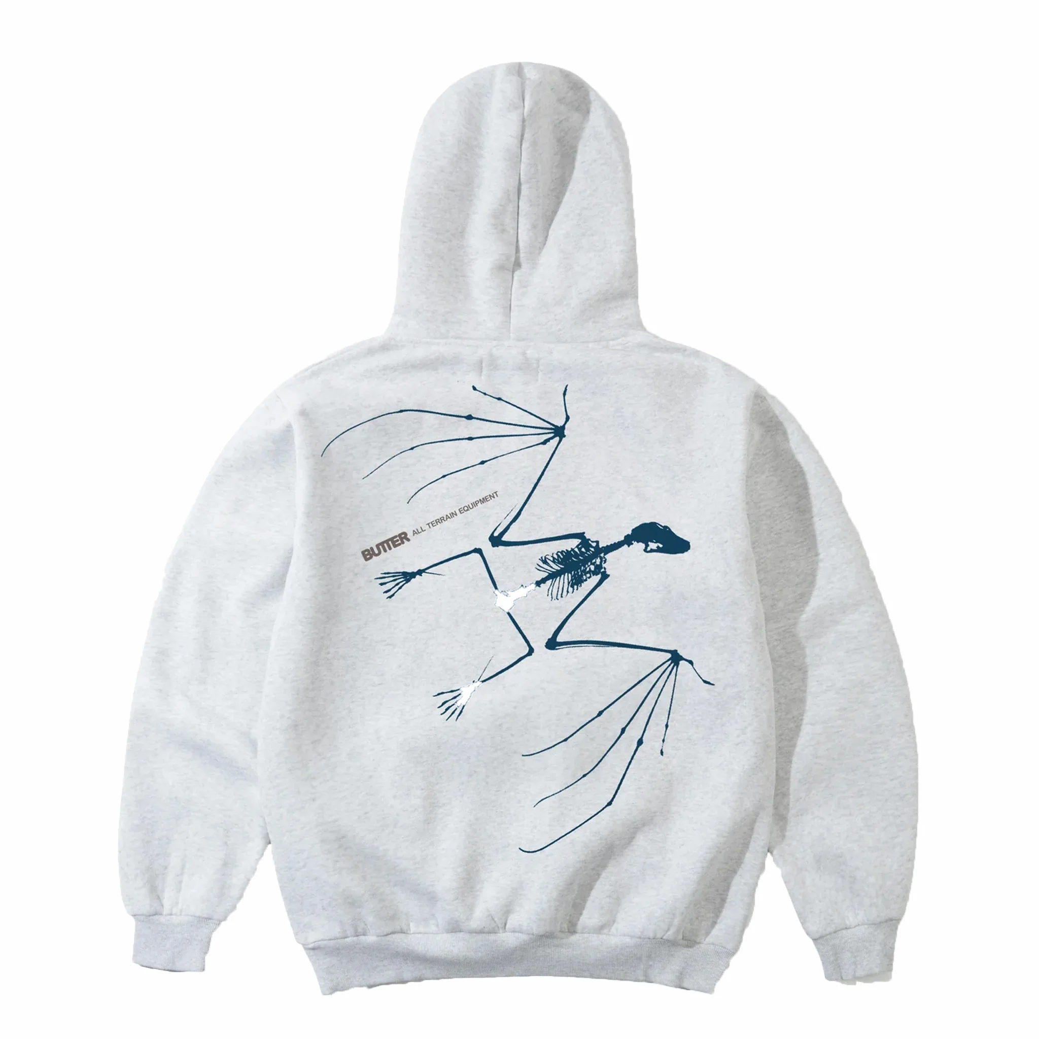 Butter Goods Nocturnal Pullover Hoodie (Ash) - Image 2