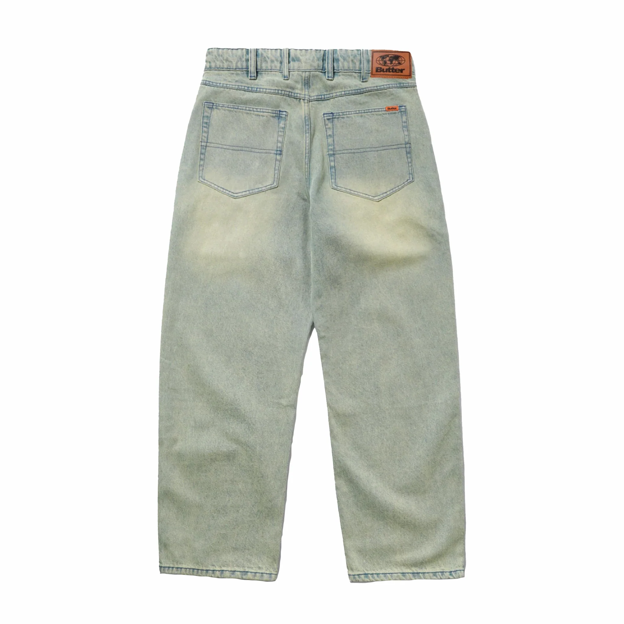 Butter Goods Relaxed Denim Jeans (Sunfade Blue) - Image 2