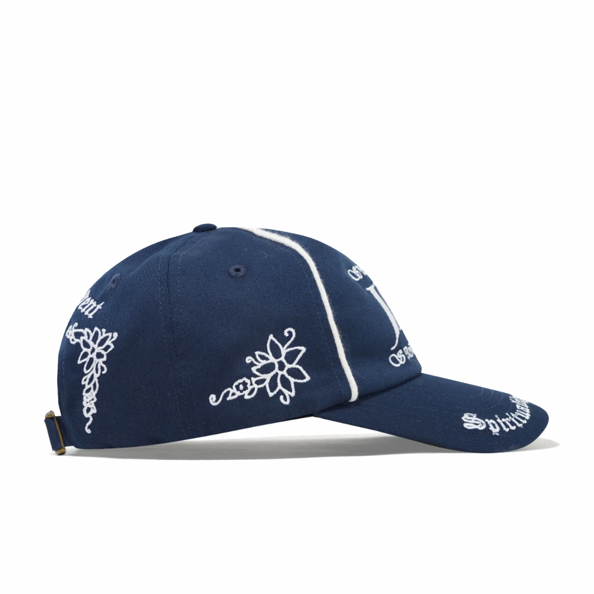 Butter Goods Spiritual Logo 6 Panel Cap (Navy) - Image 2
