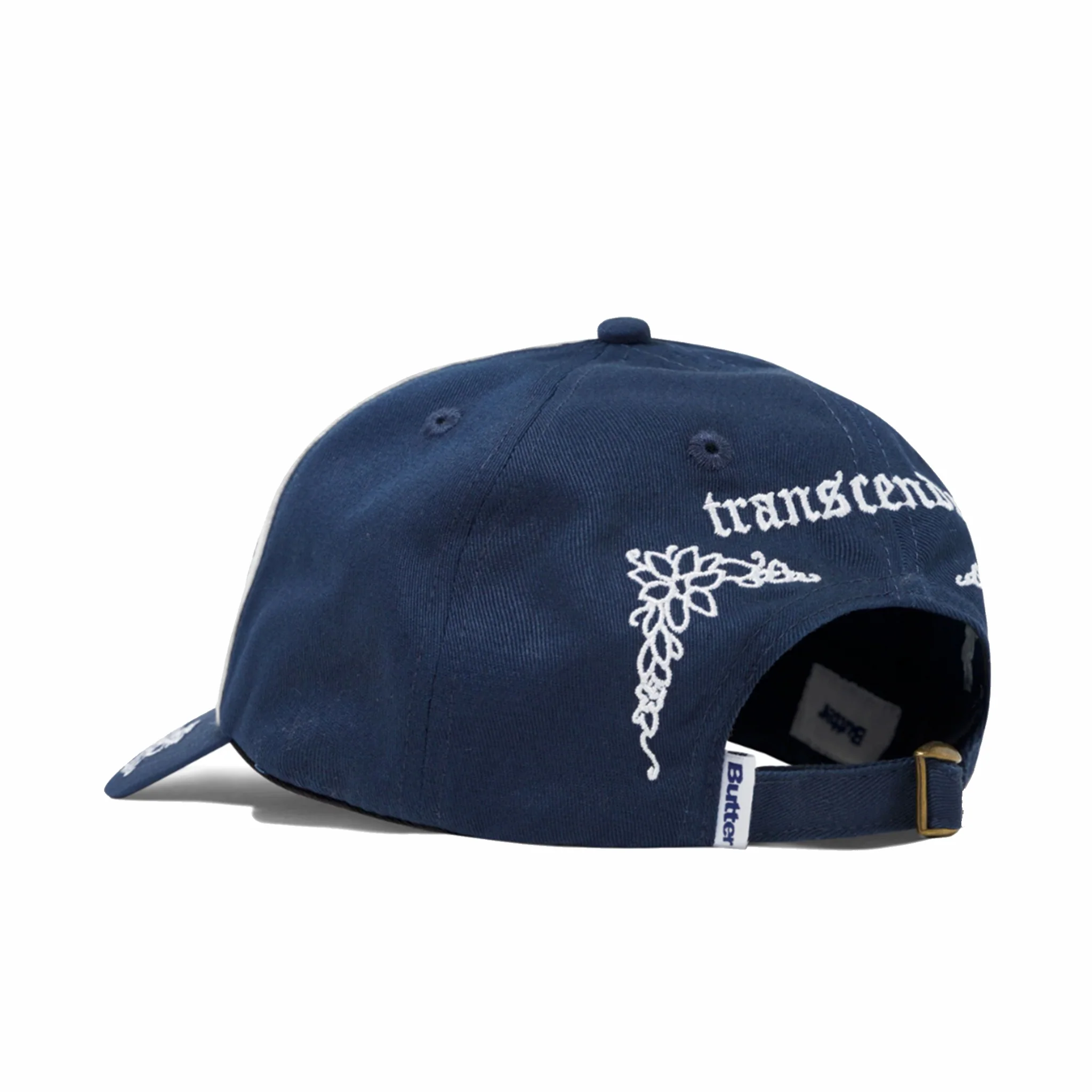 Butter Goods Spiritual Logo 6 Panel Cap (Navy) - Image 3