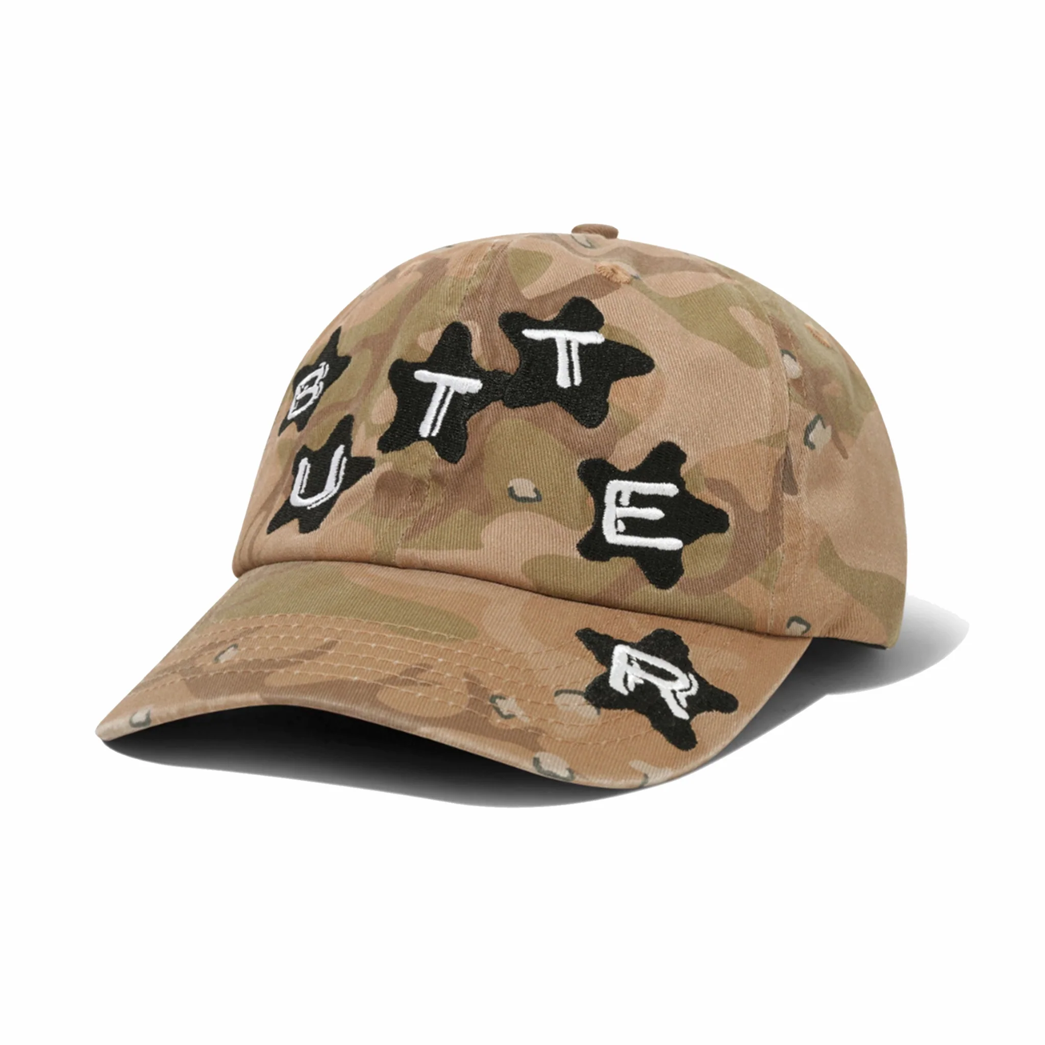 Butter Goods Stars 6 Panel Cap (Desert Camo)