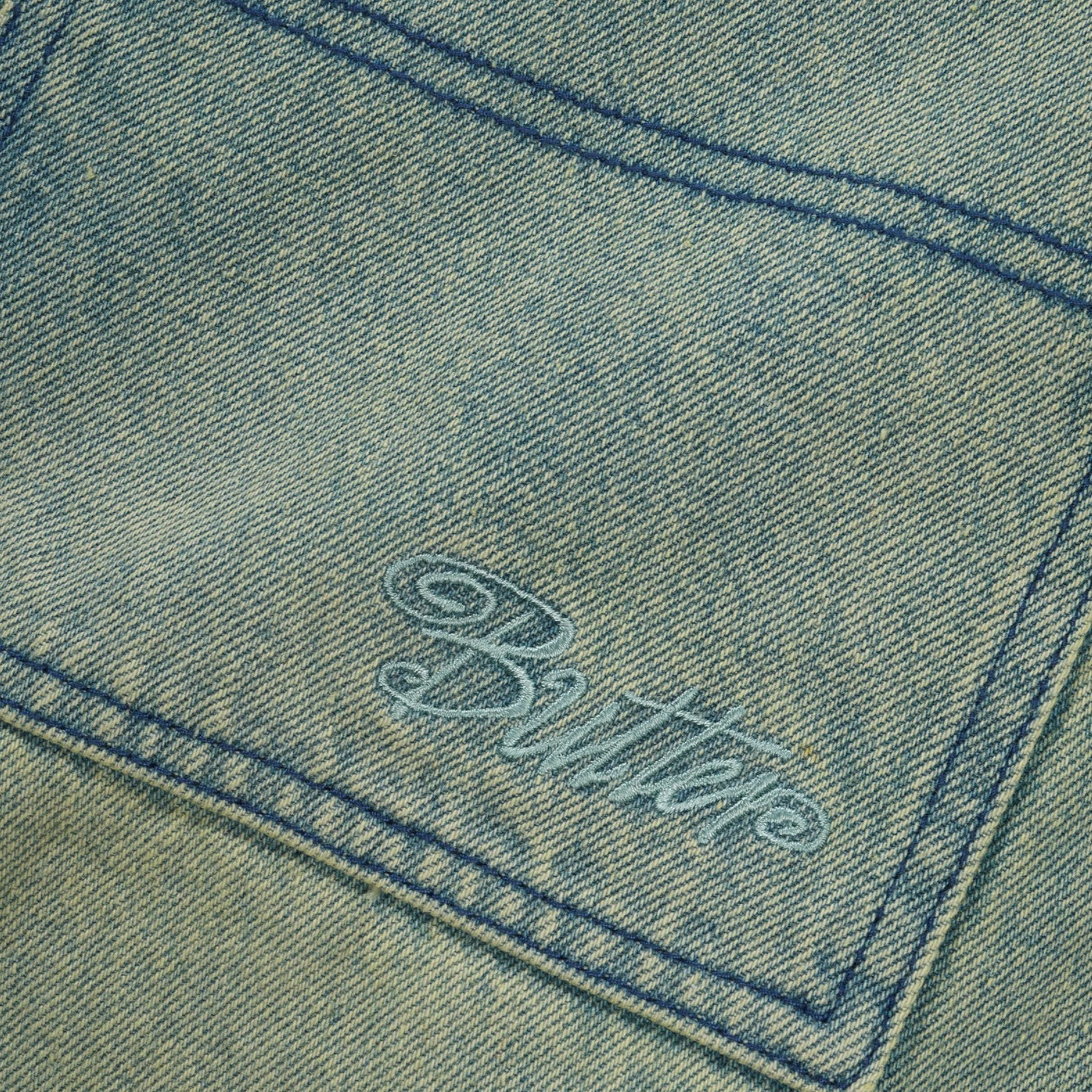 Butter Goods Trim Denim Jeans (Sunfade Blue) - Image 3