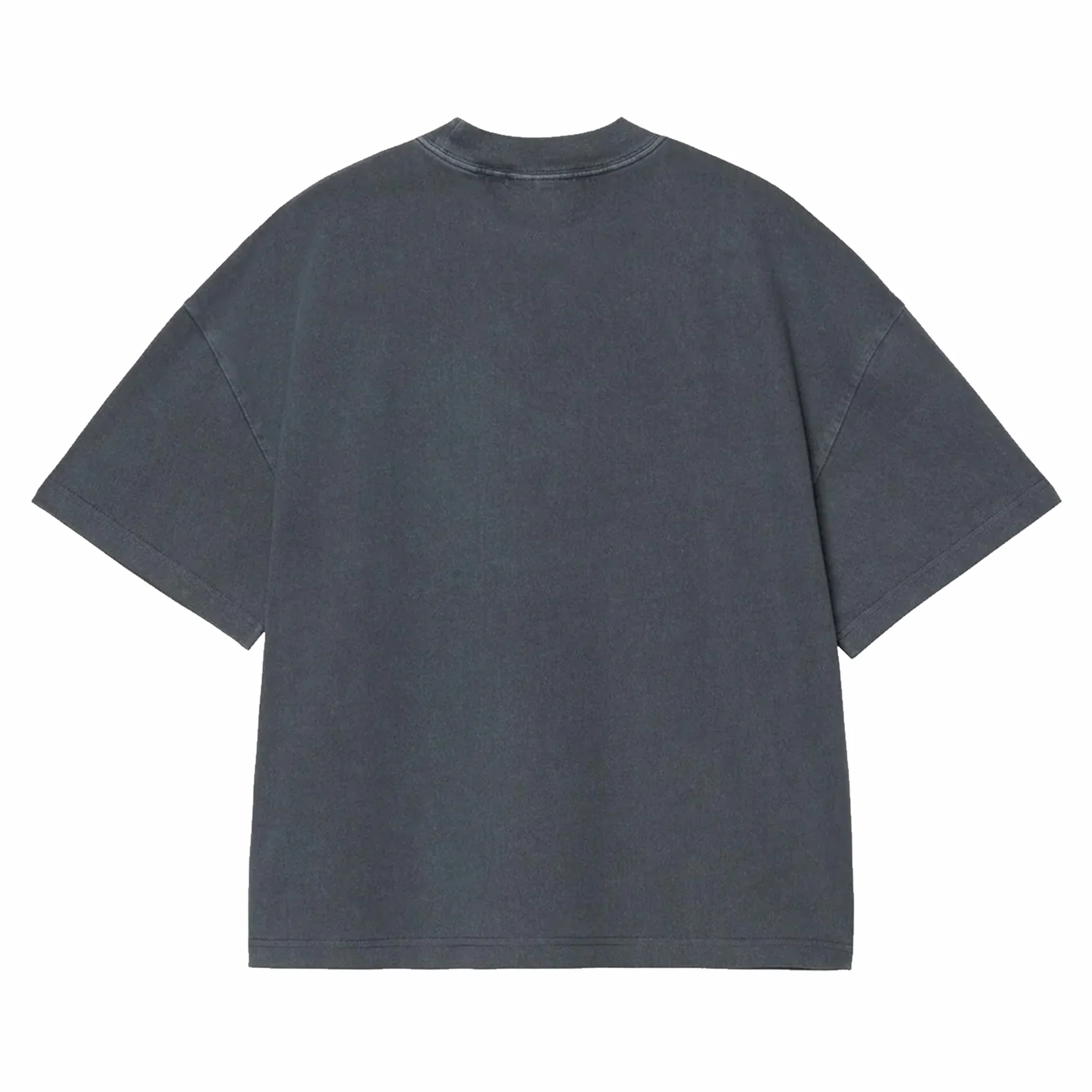 Carhartt WIP Benton T-Shirt (Carbon Garment Dyed) - Image 2