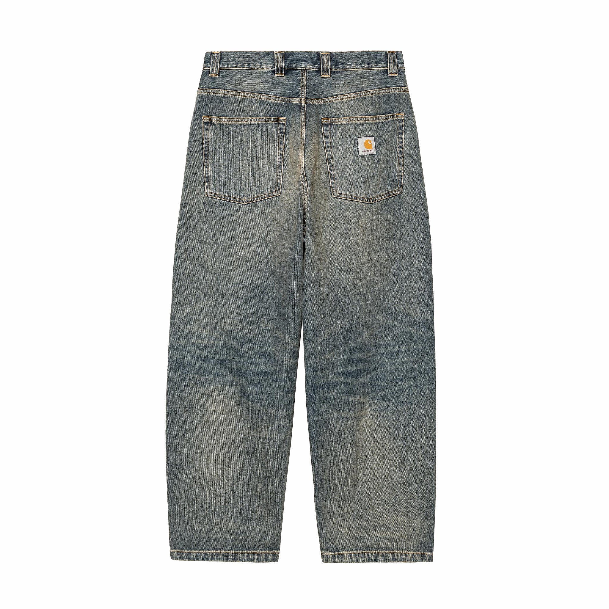 Carhartt WIP Brandon Pant - Worn Used Wash (Blue) - Image 2